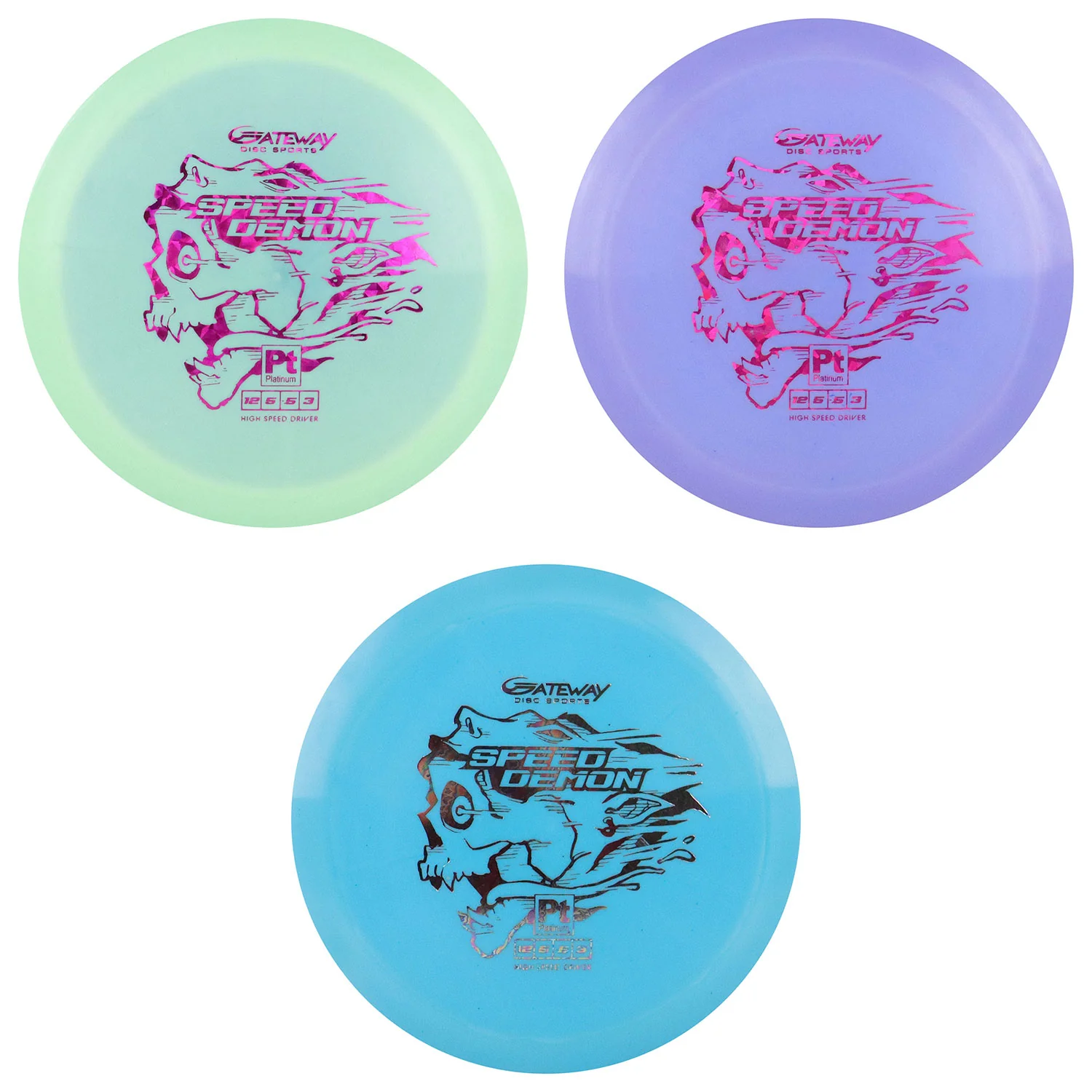 Gateway Disc Golf Platinum Speed Demon Distance Driver 12/5/-0.5/3 - Choose Exact Disc