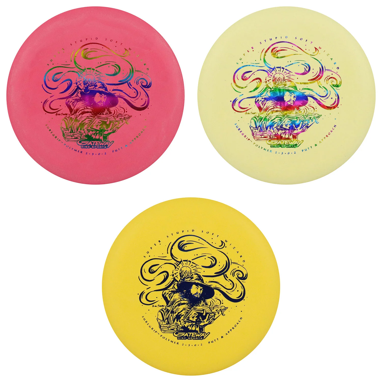 Gateway Disc Golf SSS Wizard Putter 2/3/0/2 - Choose Exact Disc