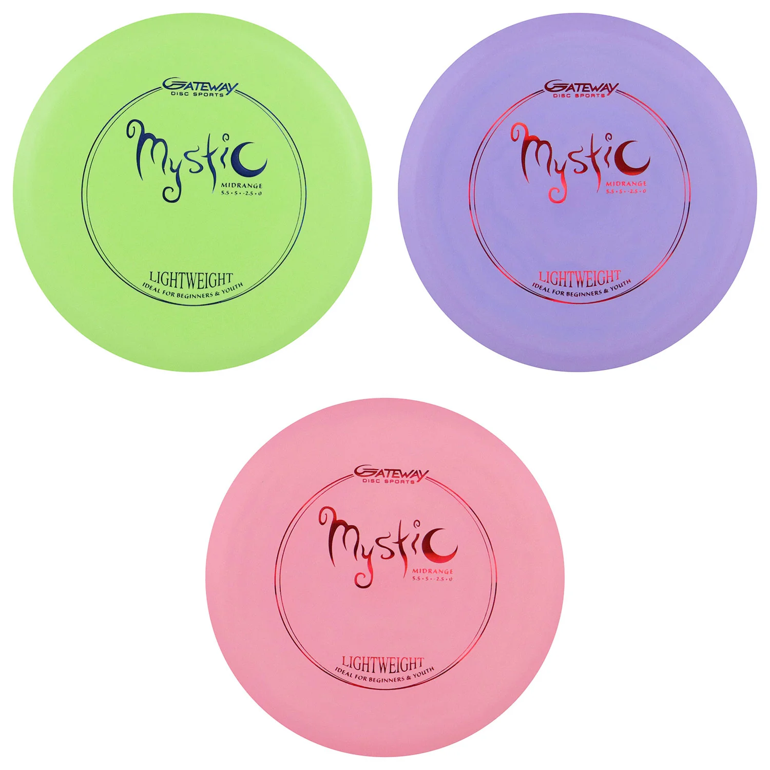 Gateway Disc Golf Suregrip Lightweight Mystic Midrange Disc 5/5/-3/0 - Choose Exact Disc