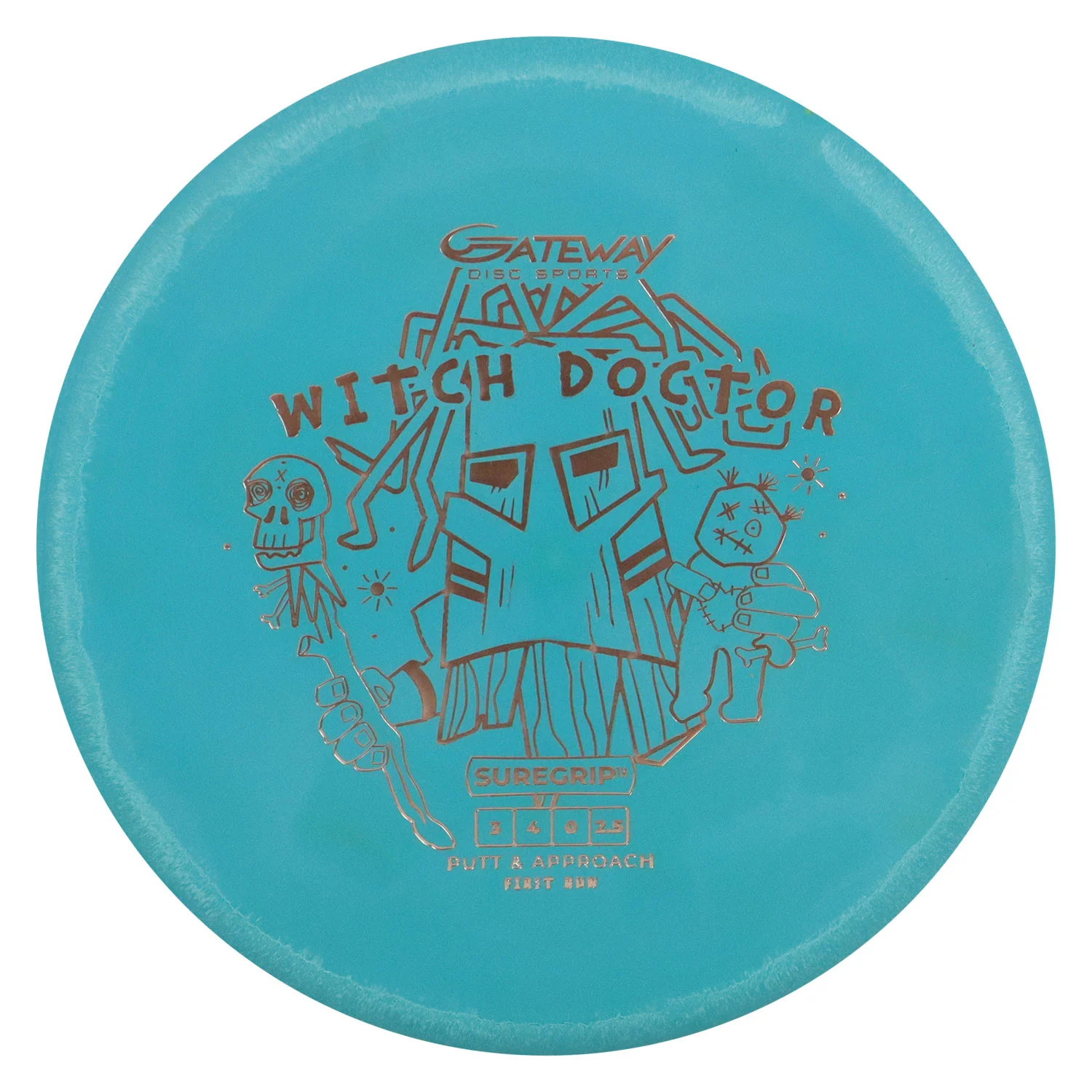 Gateway Disc Golf Suregrip Witch Doctor Putter 3/4/0/2.5 - Choose Exact Disc - Image 2