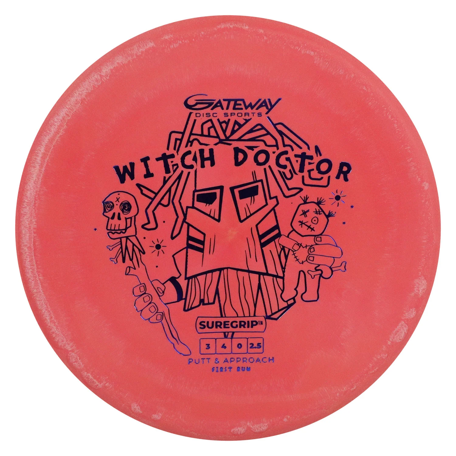 Gateway Disc Golf Suregrip Witch Doctor Putter 3/4/0/2.5 - Choose Exact Disc - Image 3
