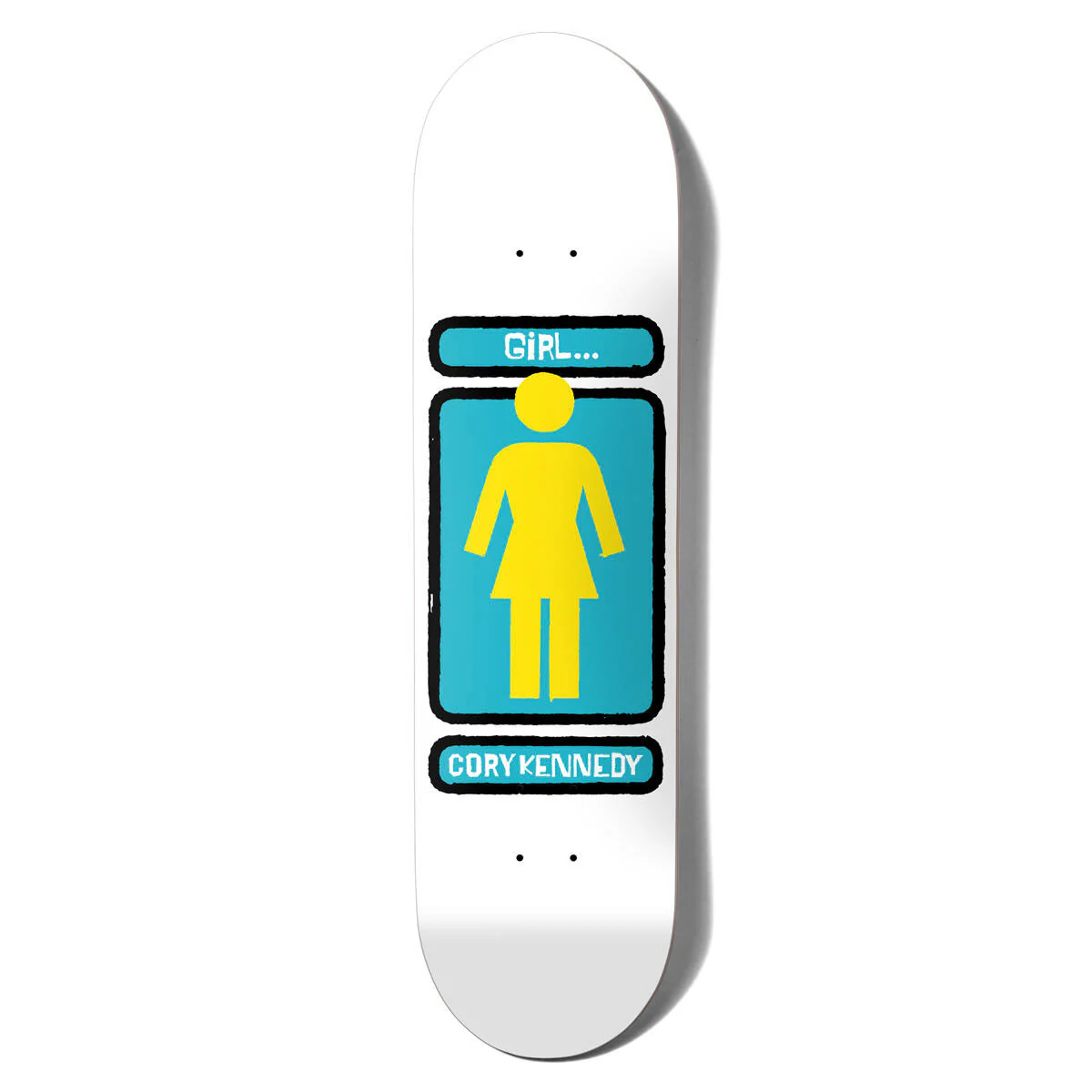 Girl Premium Skateboard with Indy Trucks, Triclops Wheels 8.5" Kennedy Hand Shakers - Image 2