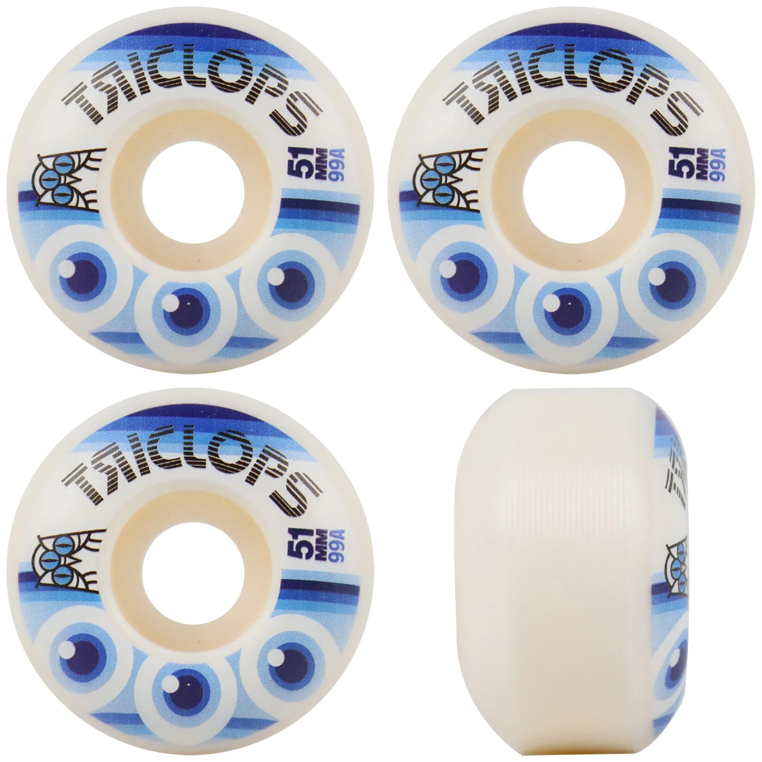 Girl Premium Skateboard with Indy Trucks, Triclops Wheels 8.5" Kennedy Hand Shakers - Image 4