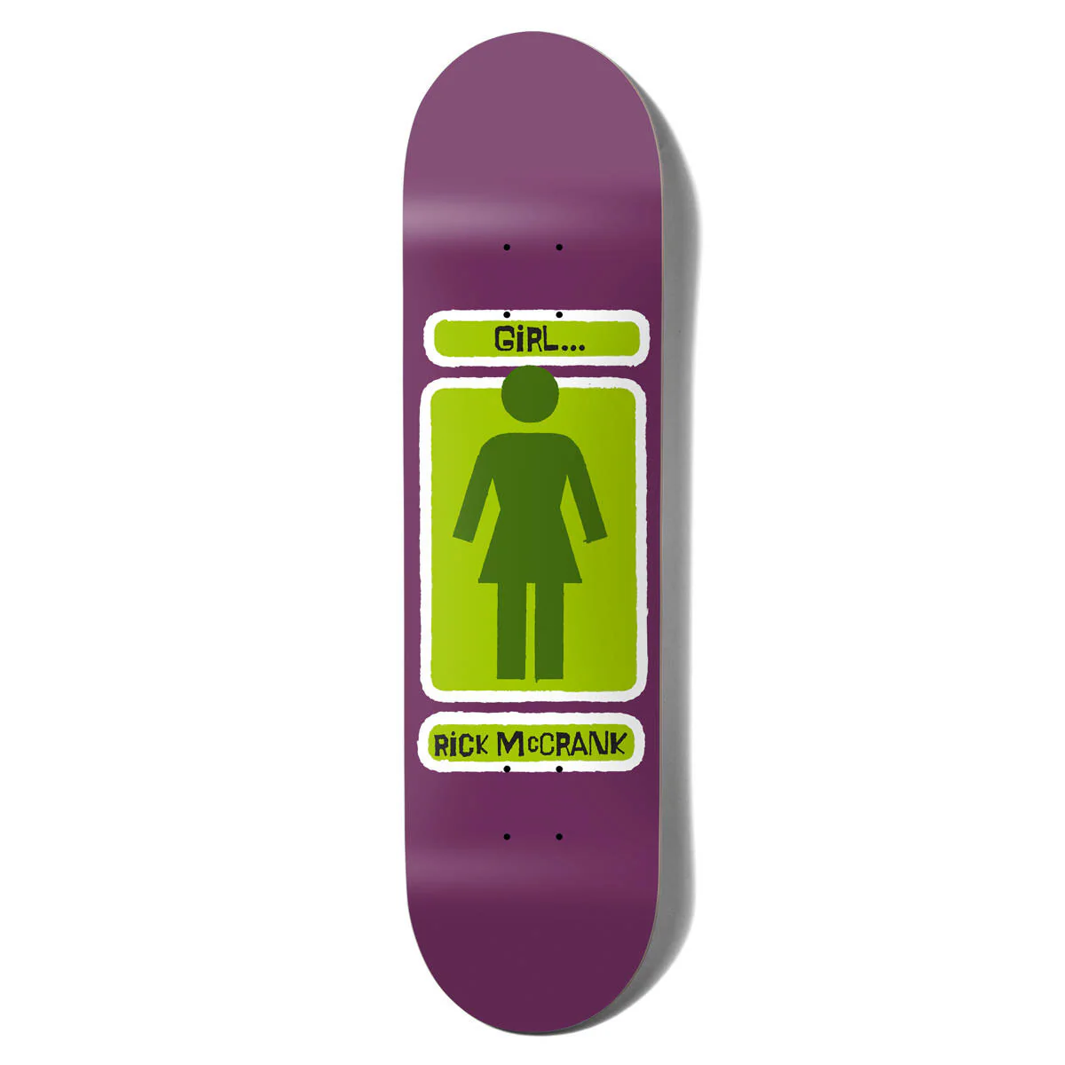 Girl Premium Skateboard with Indy Trucks, Triclops Wheels 8.5" McCrank Hand Shakers - Image 2