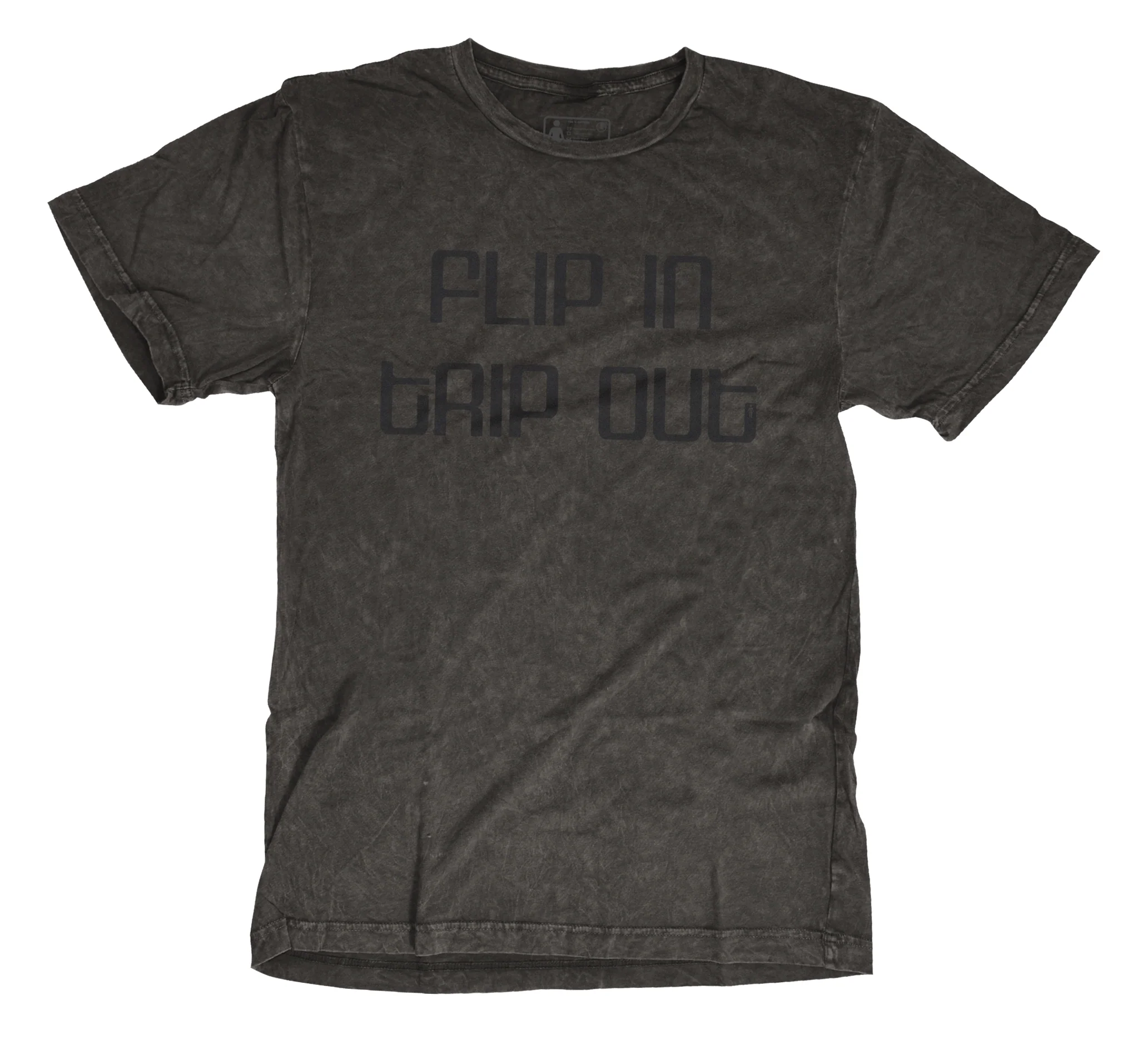 Girl Shirt FLIP IN TRIP OUT MINERAL BLACK