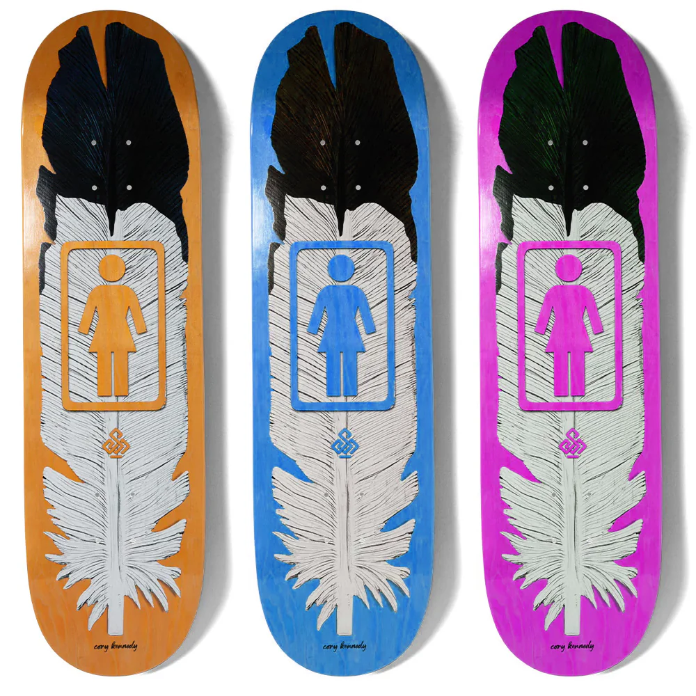 Girl Skateboard Complete (Assorted) Kennedy Saiz Feather 8.5" x 31.75" - Image 2