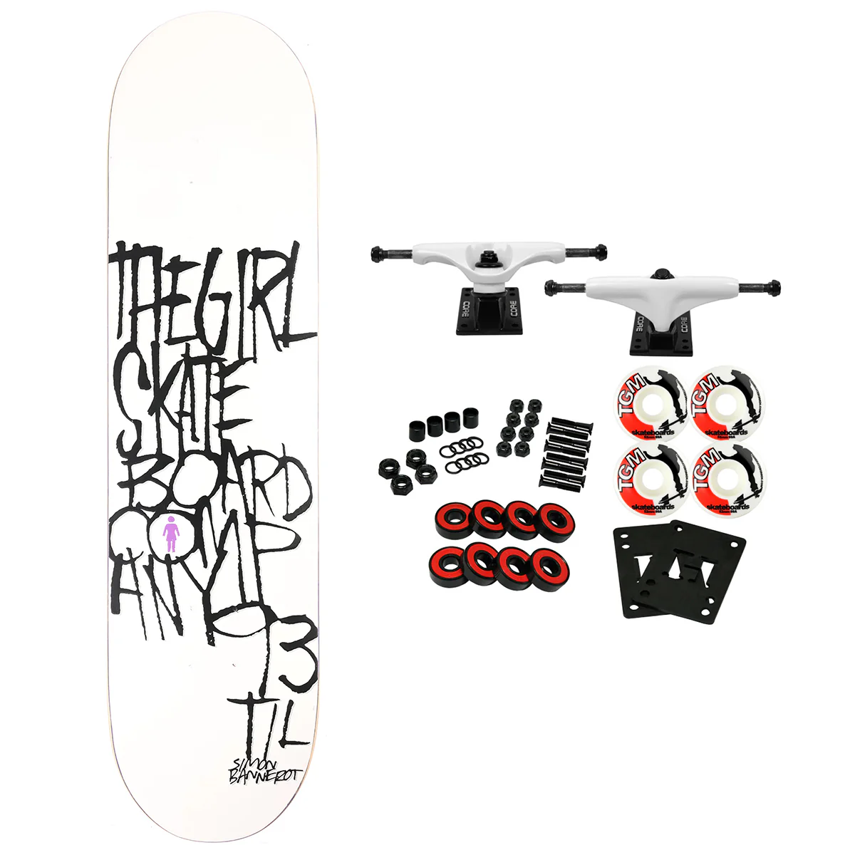 Girl Skateboard Complete Bannerot Splinter 8.125" x 31.625"