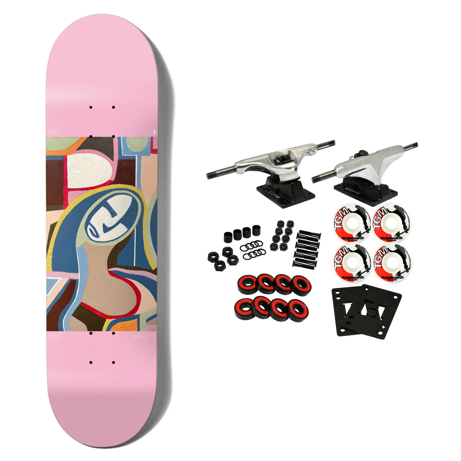 Girl Skateboard Complete Bennett Bar Girl Blues 8.25" x 31.75"