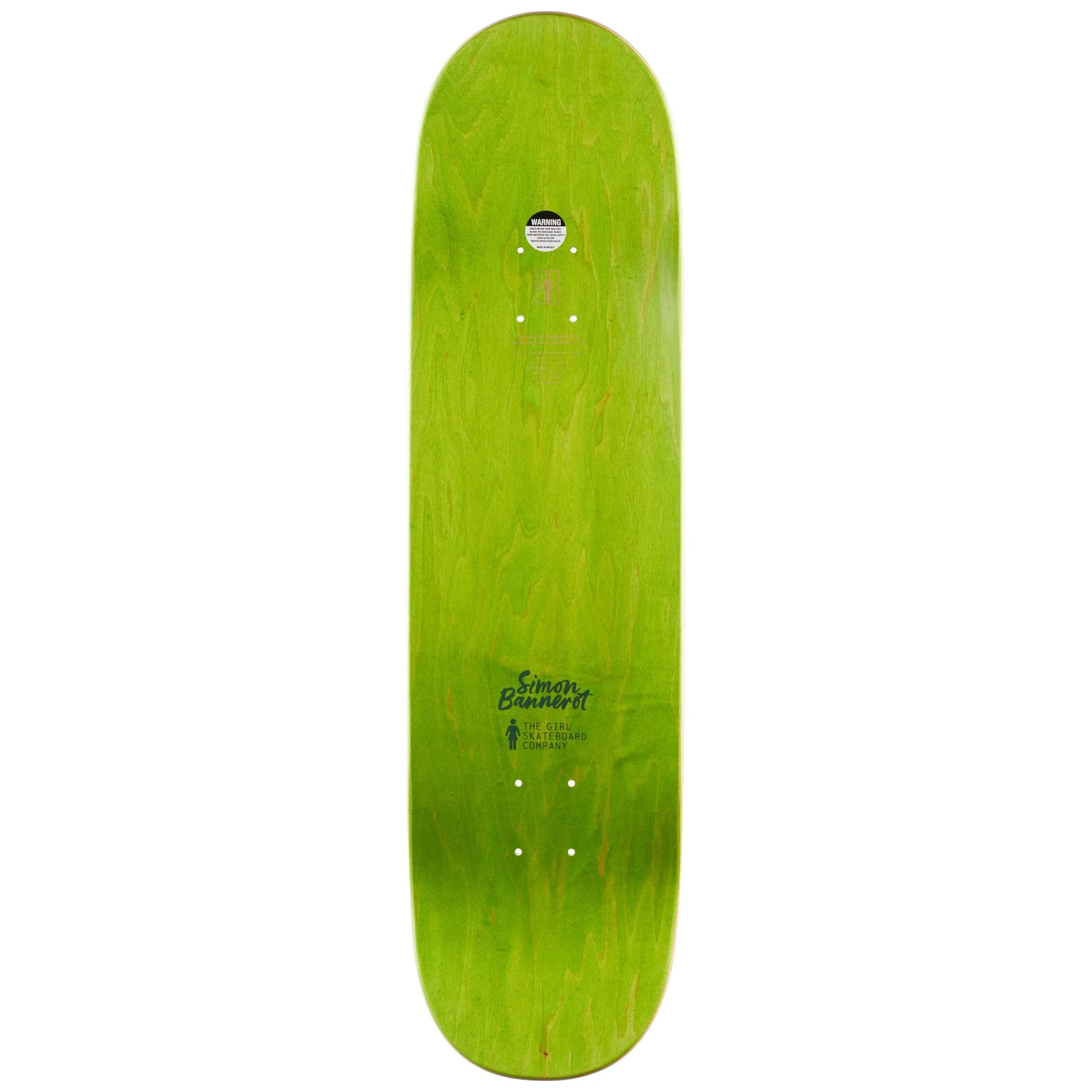 Girl Skateboard Deck Bannerot Traveler Blue 8.5" x 32" - Image 2