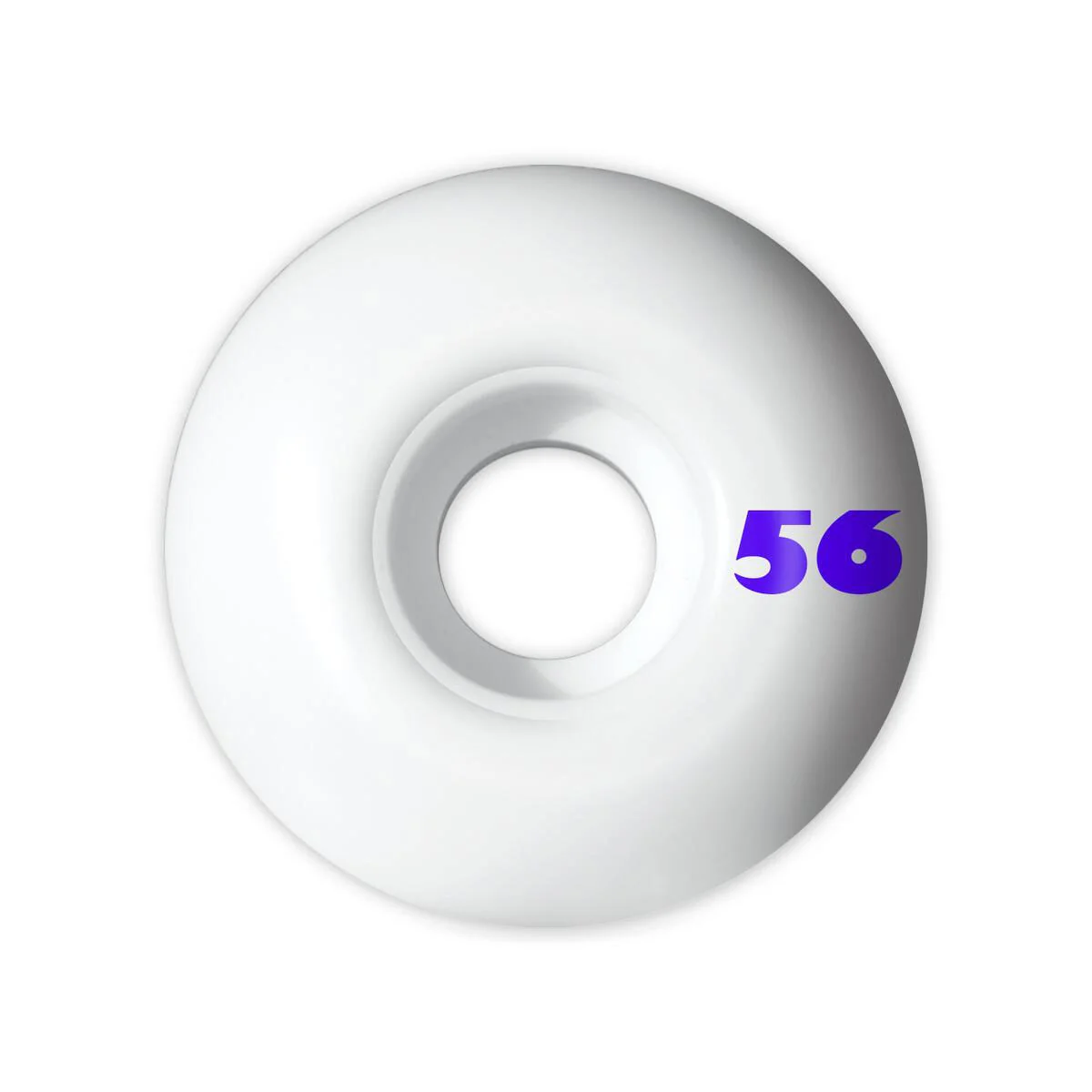 Girl Skateboard Wheels 56mm Flowers 99AWhite - Image 3