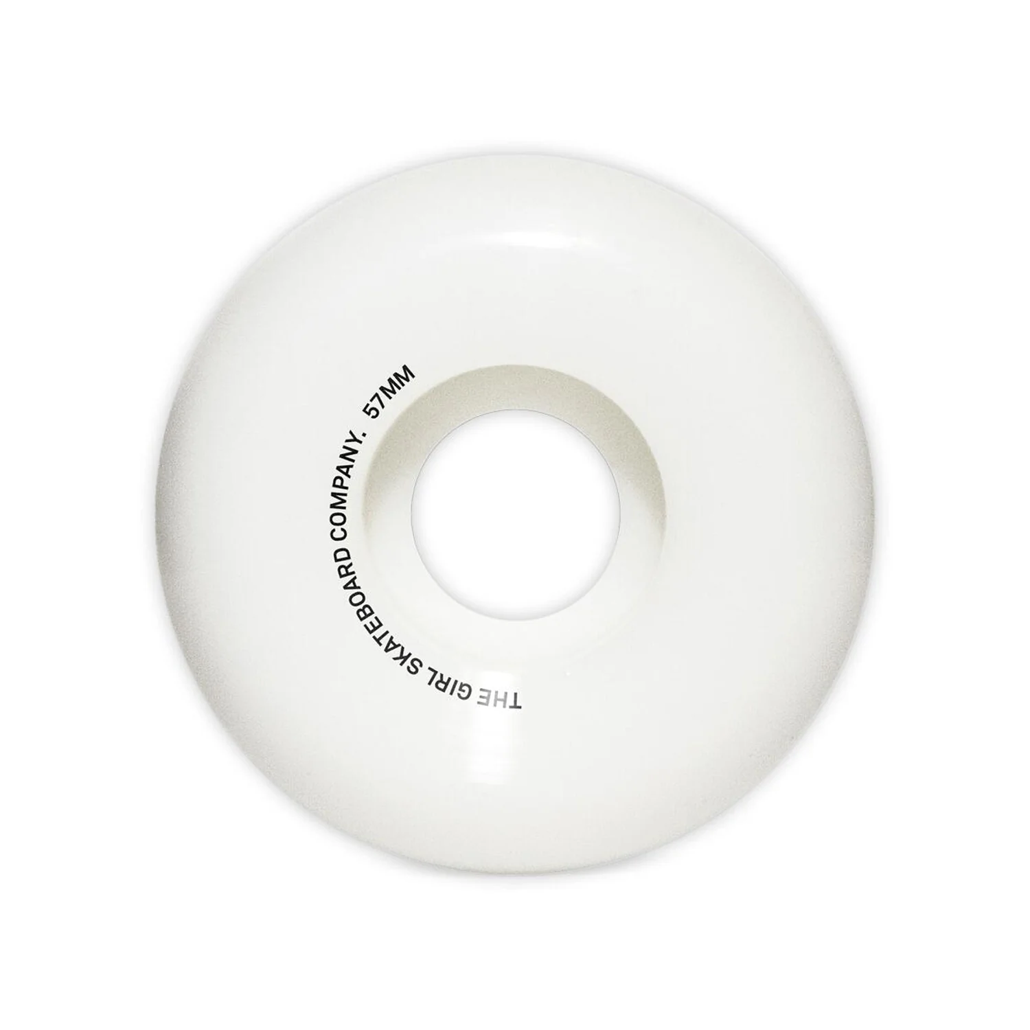 Girl Skateboard Wheels National Hero 57mm 99A Classic Shape White - Image 3