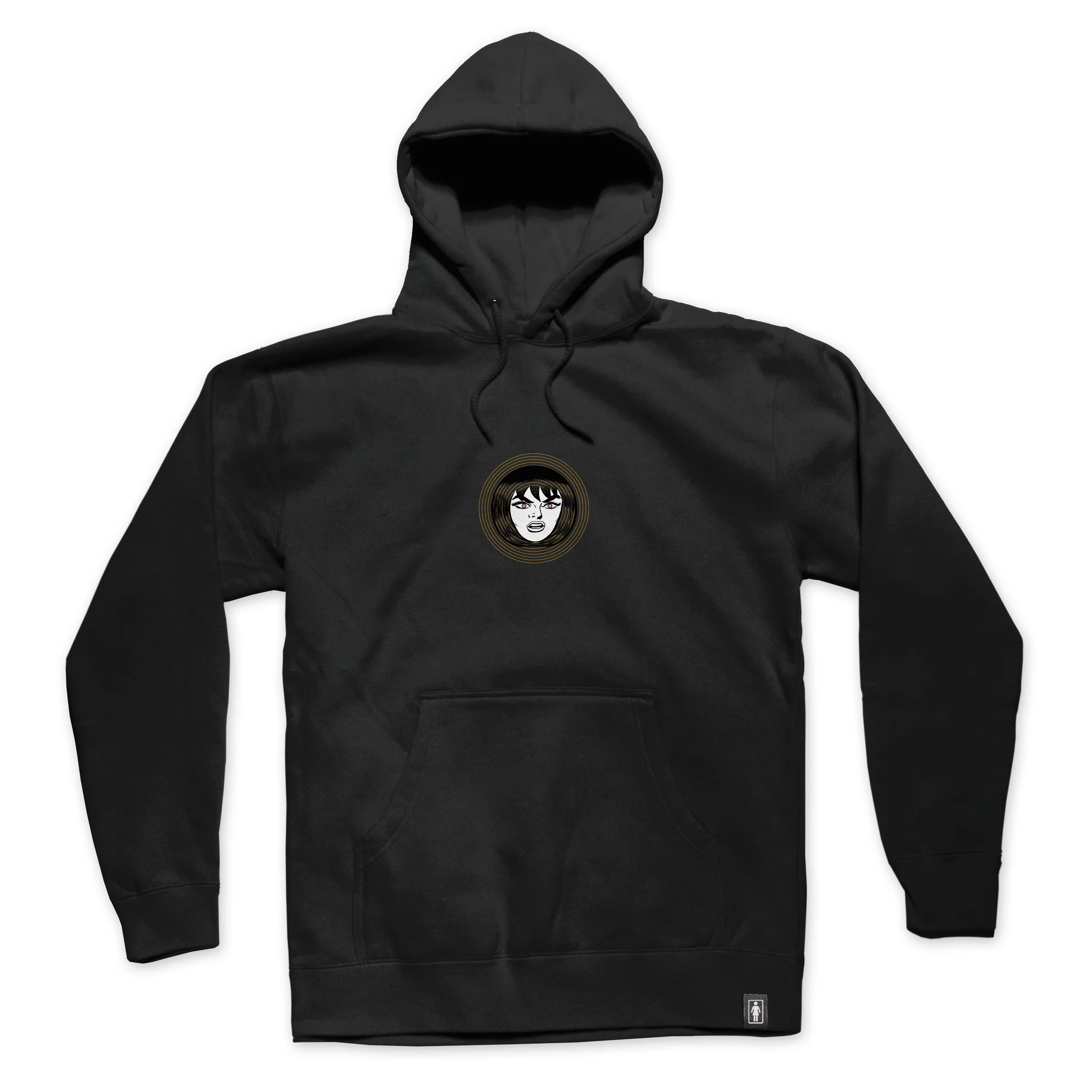 Girl Skateboards Hoody Hypno Girl Black