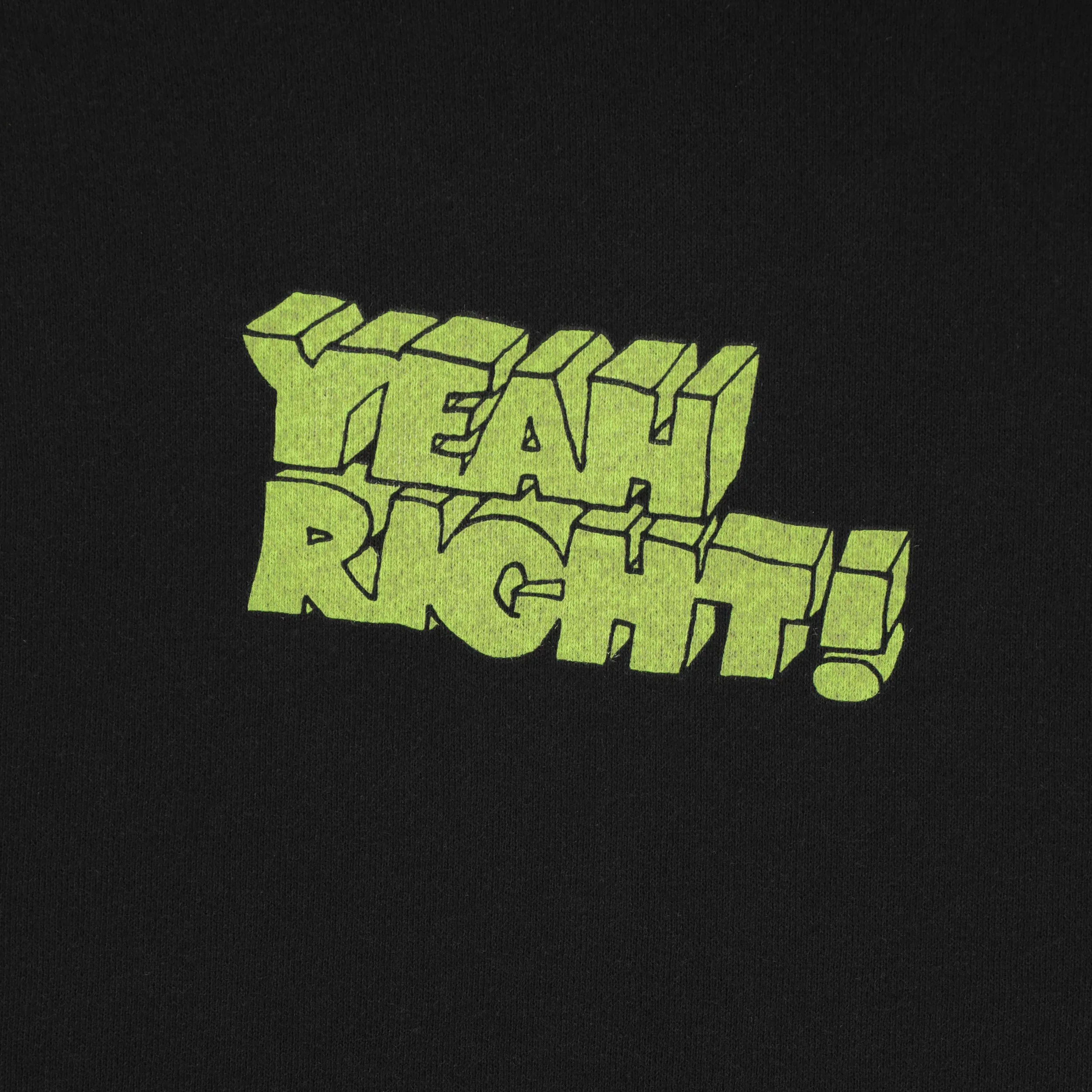 Girl Skateboards Hoody Yeah Right Black - Image 4