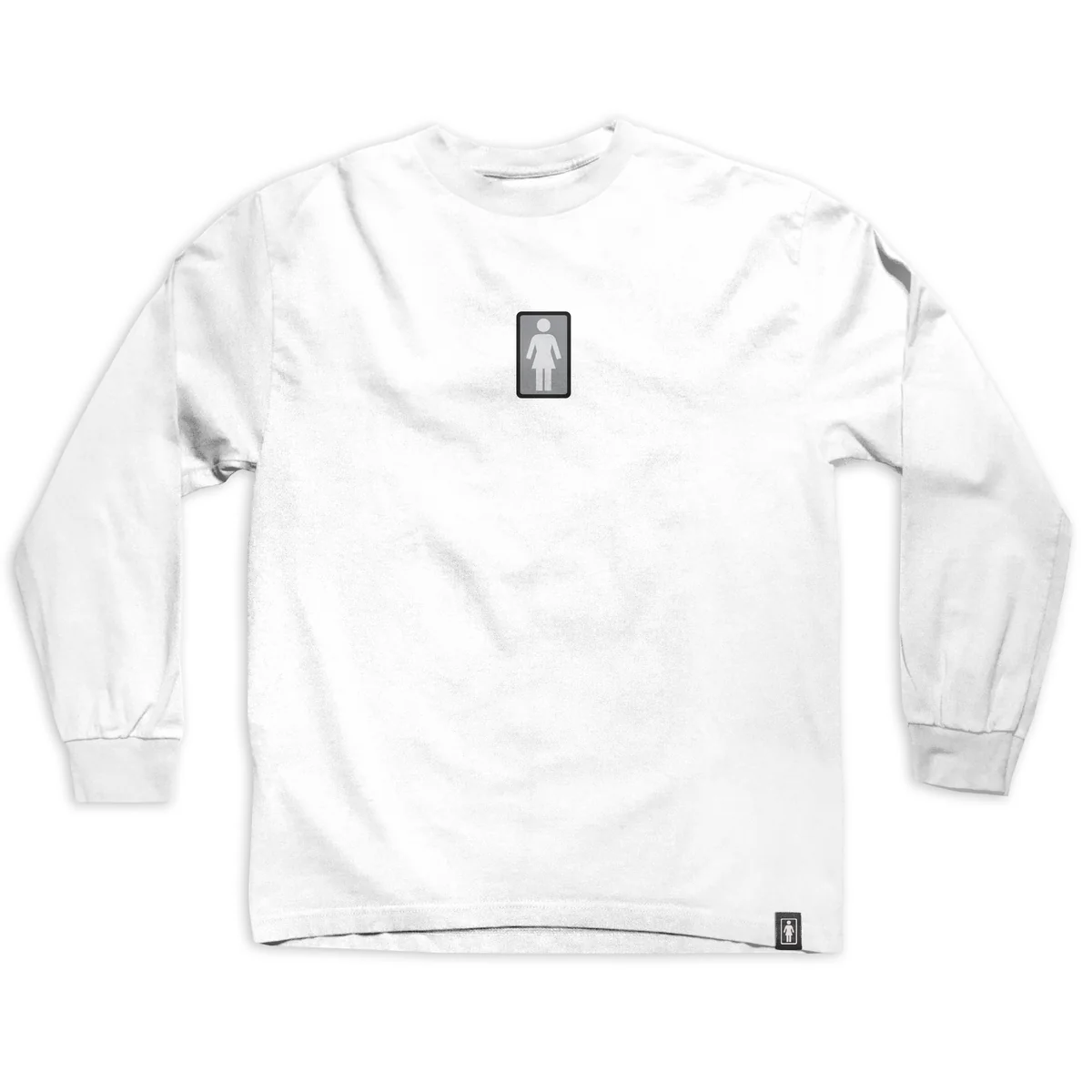 Girl Skateboards Longsleeve Shirt OG Garment Dyed White