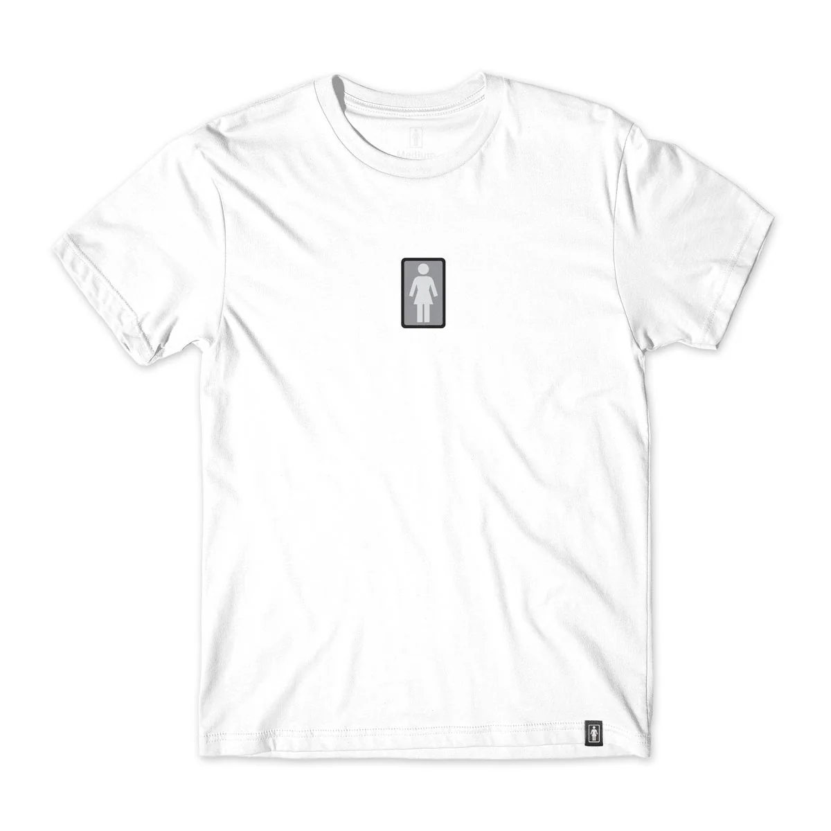 Girl Skateboards Shirt Classic OG White