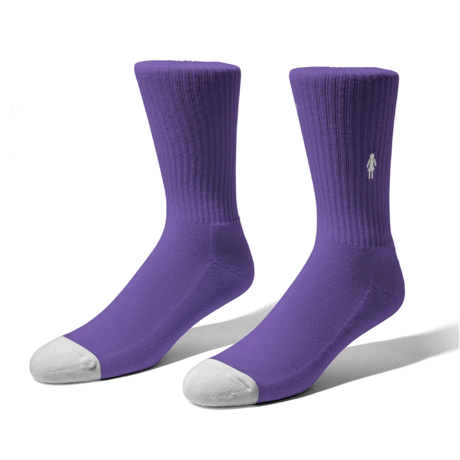 Girl Skateboards Socks OG Purple