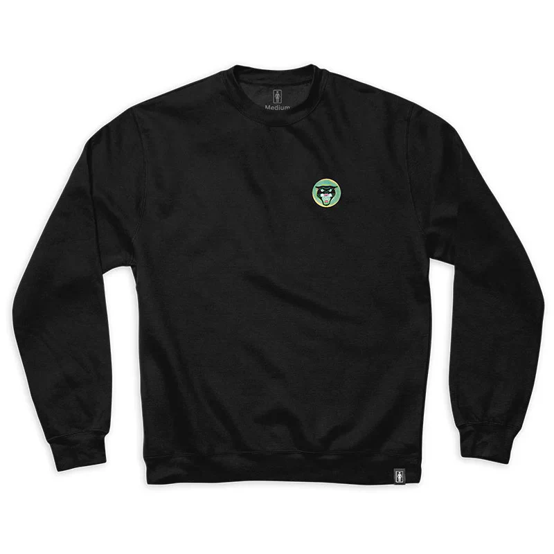 Girl Skateboards Sweatshirt Natas Kaupus Crewneck Black