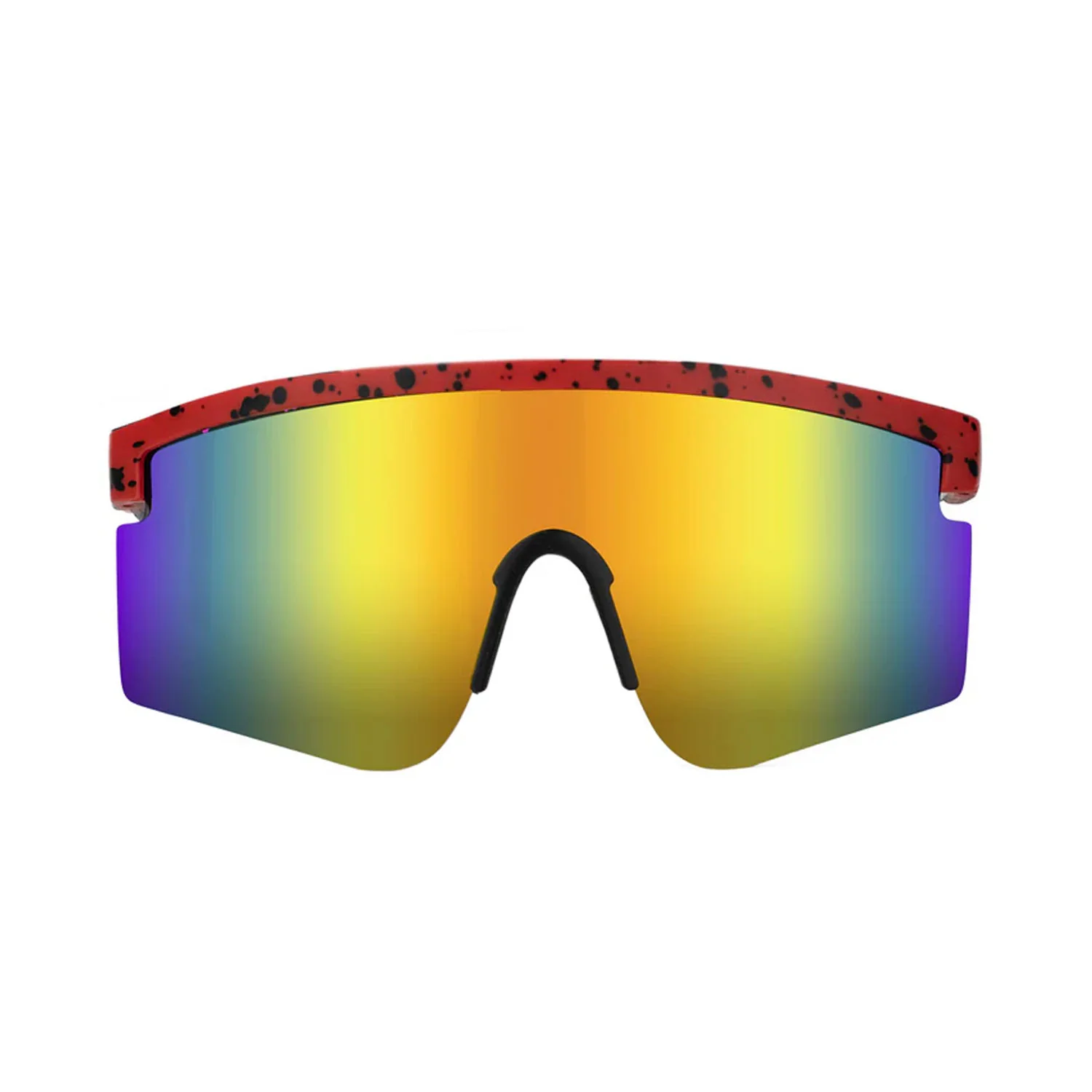 Glassy Eyewear Sunglasses Mojave Red/Yellow Mirror - Image 3