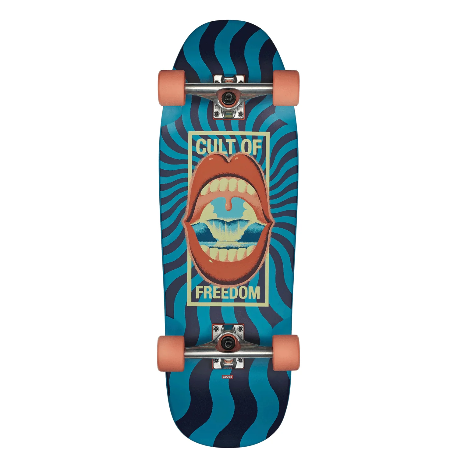 Globe Cruiser Dealer 80's Cult of Freedom/Blue 9.5" x 30"
