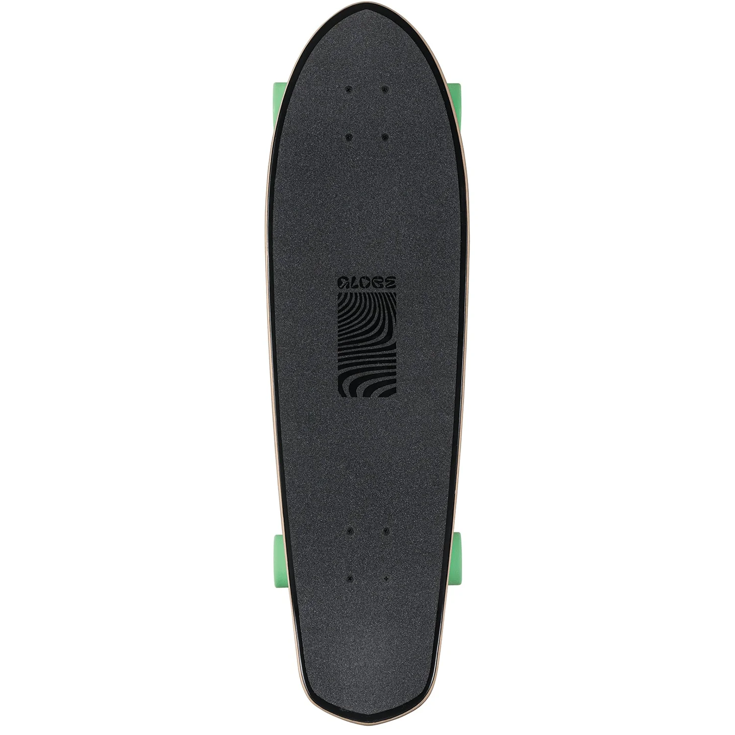 Globe Cruiser Skateboard Big Blazer Black/Green 9.125" x 32" - Image 2