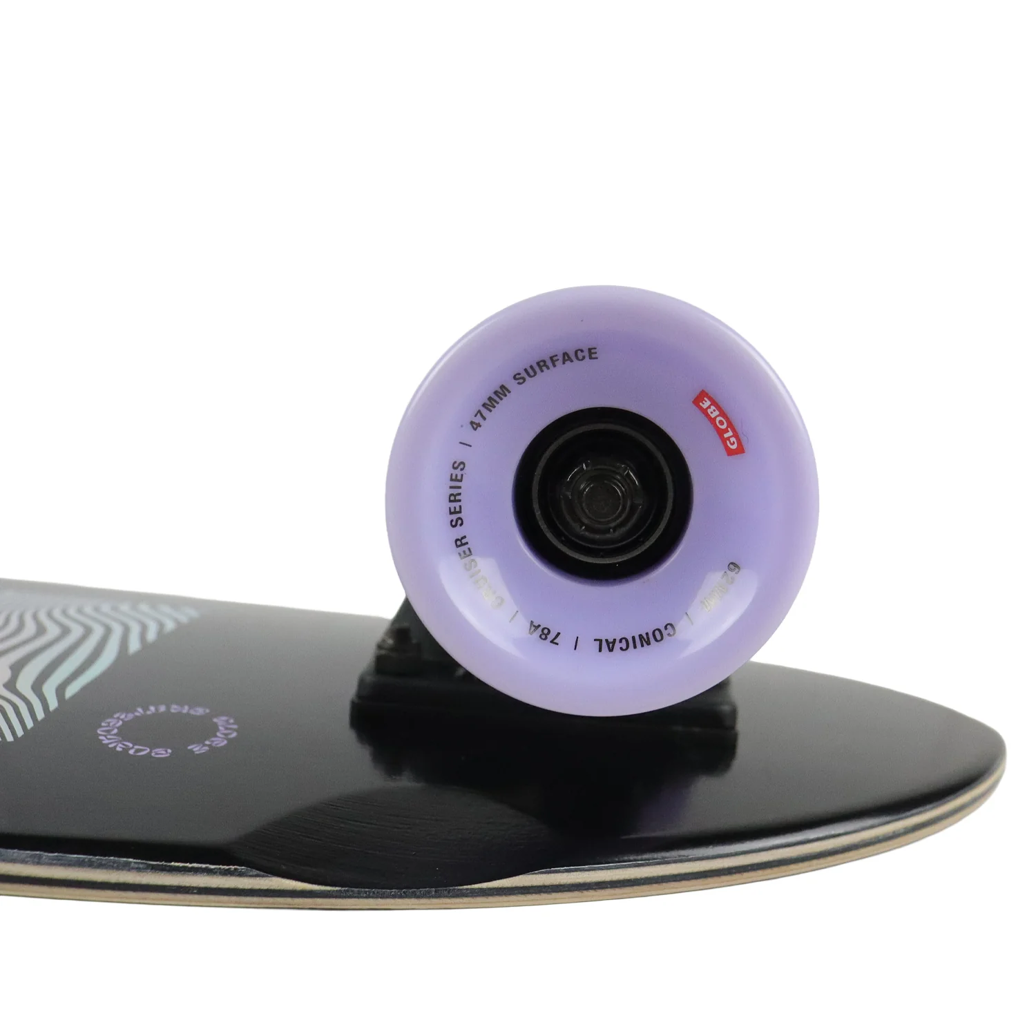 Globe Cruiser Skateboard Blazer Black/Purple 7.25" x 26" - Image 6