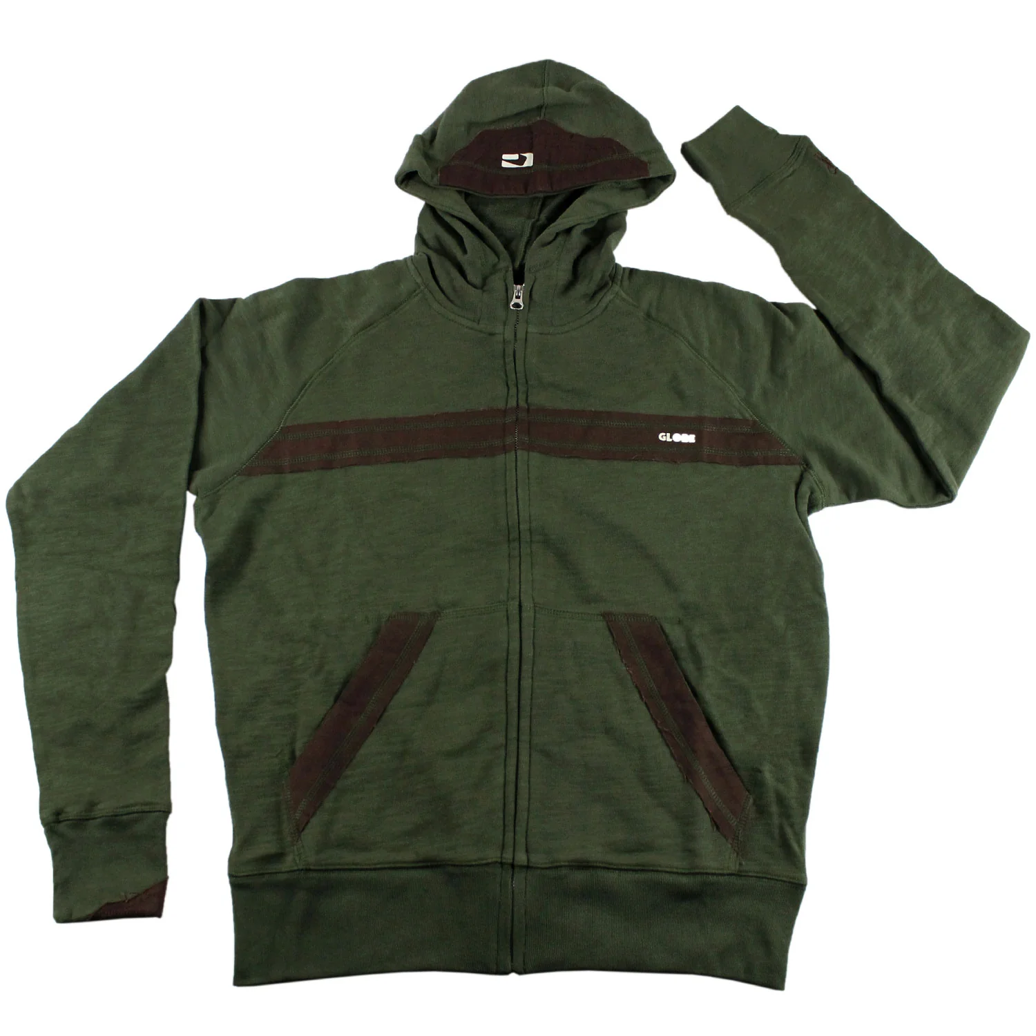 Globe Hoodie Vagrant Olive
