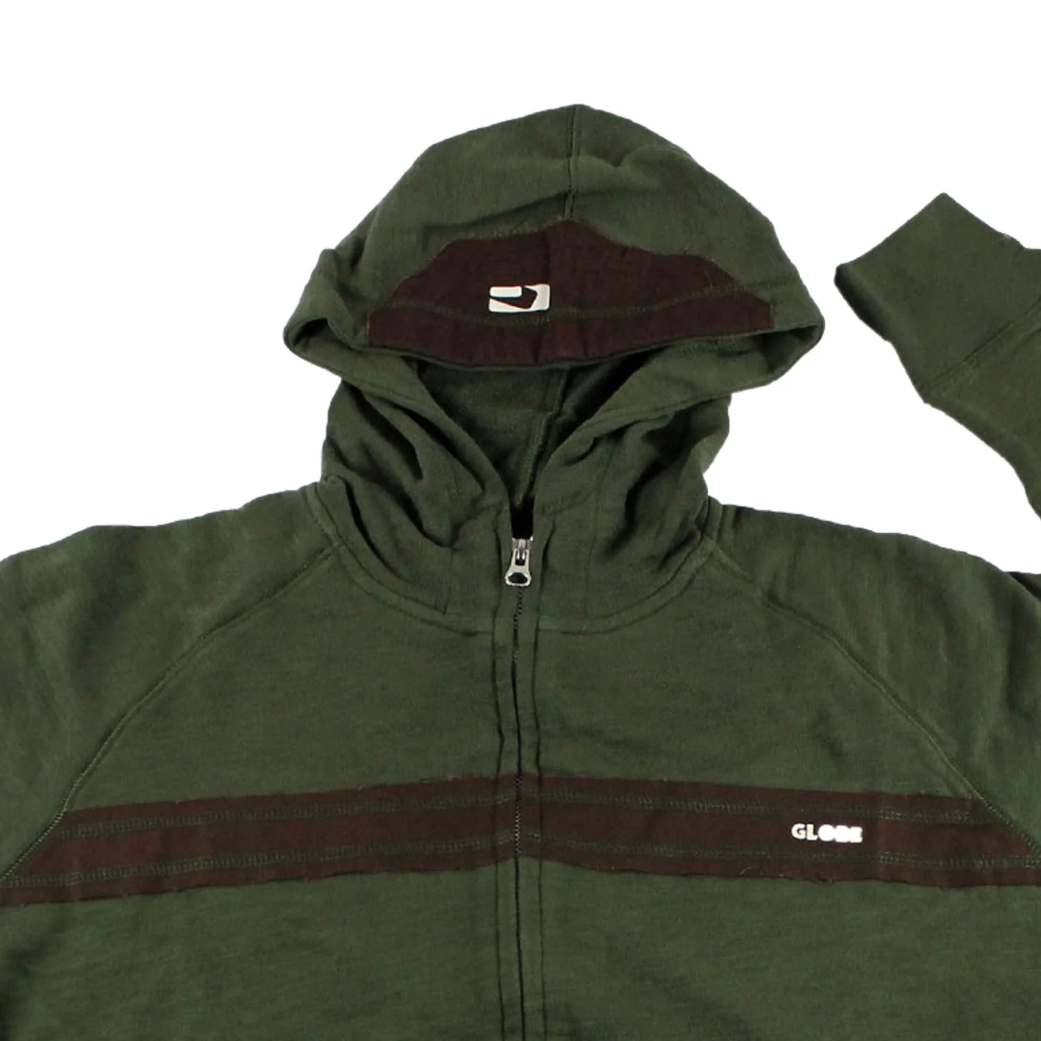 Globe Hoodie Vagrant Olive - Image 2