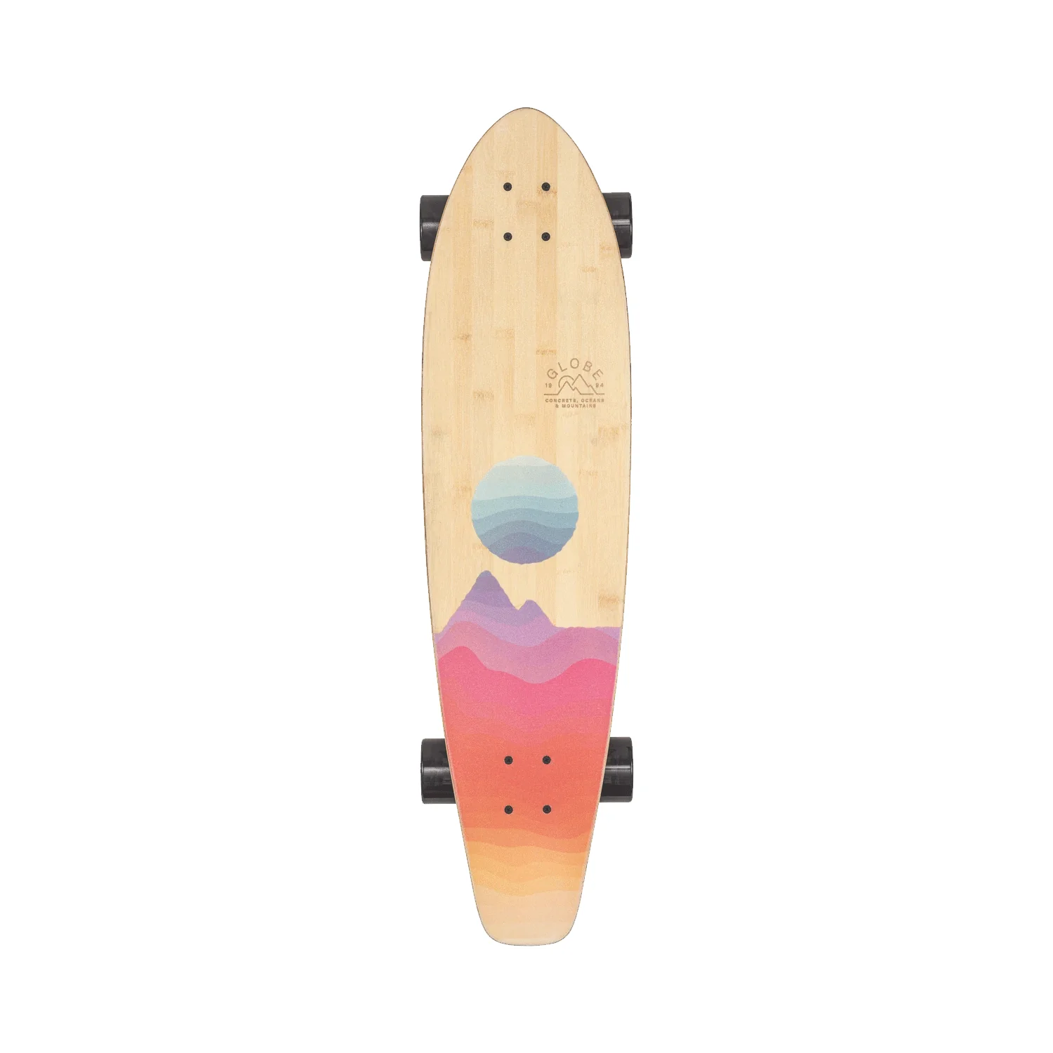 Globe Longboard Arcadia Bamboo/Mountains 9" x 36" Pintail - Image 2