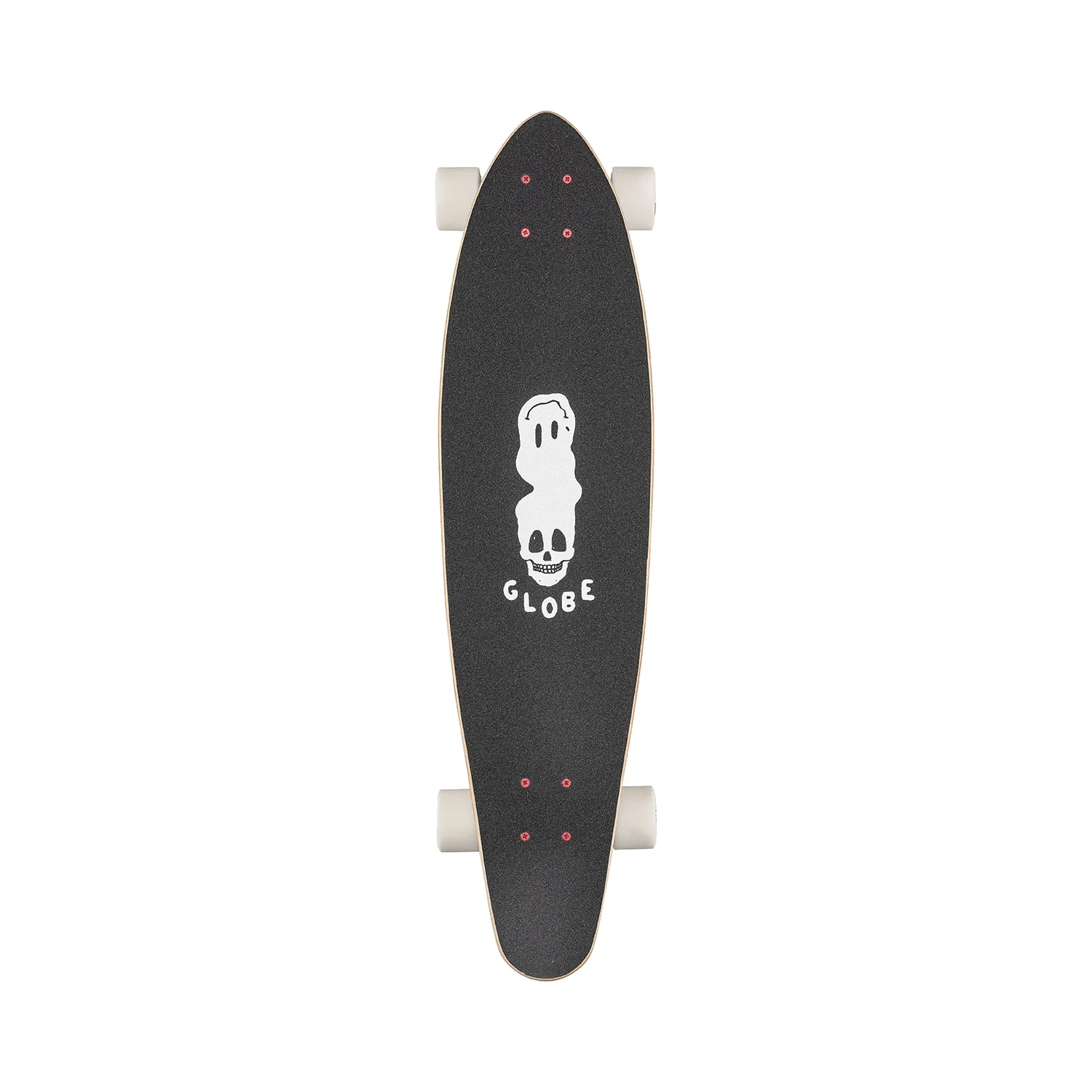 Globe Longboard Bells Black/White/Red 8.5" x 34" Kicktail - Image 2