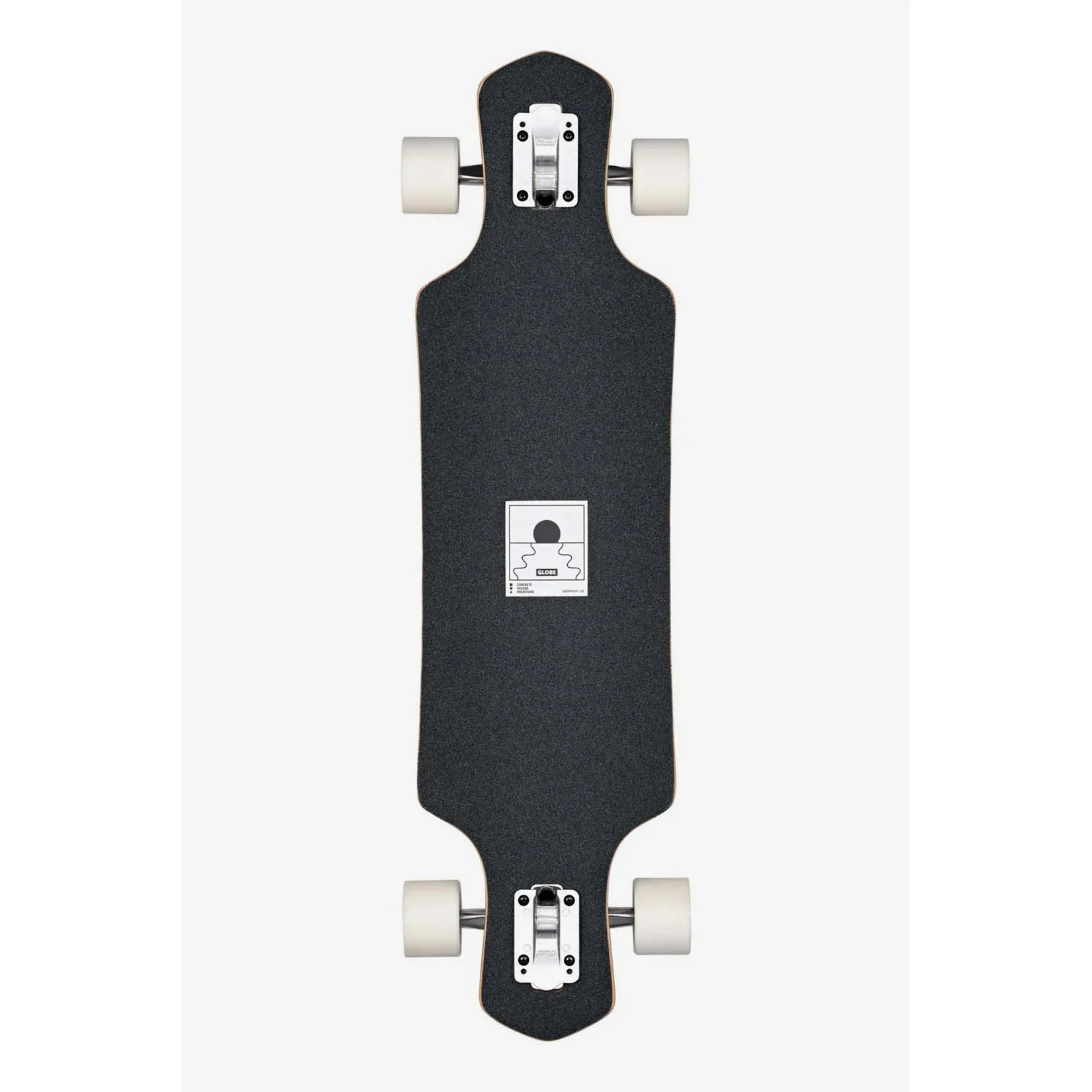 Globe Longboard Complete Geminon 35 Drop Through Tidal Force/Black 9" x 35" - Image 2