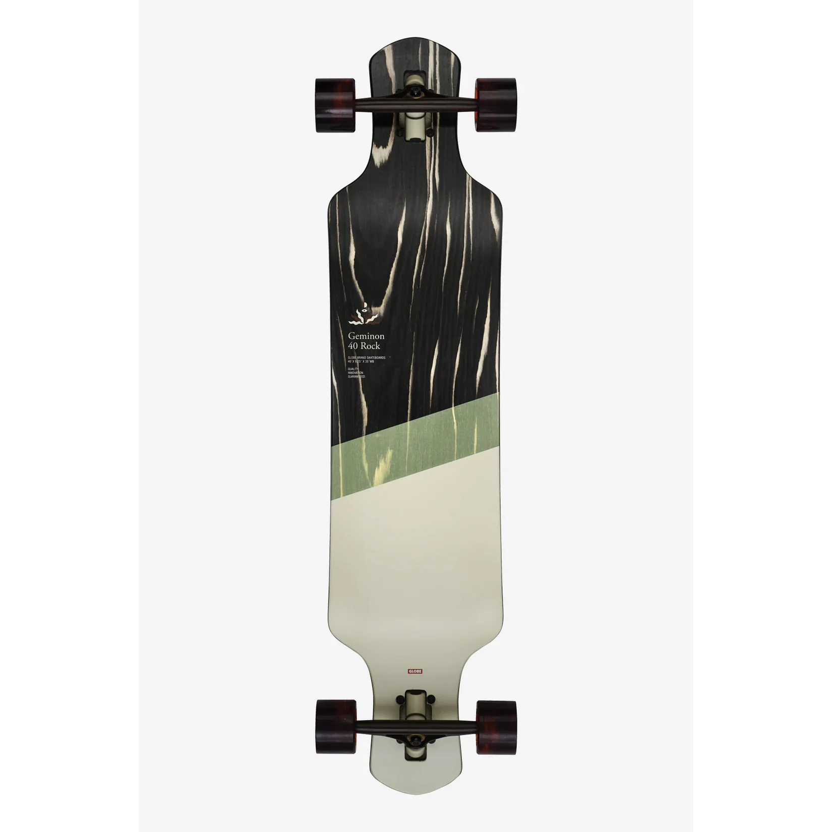 Globe Longboard Complete Geminon Rock Drop Through Black Macassar/Epitome 40"