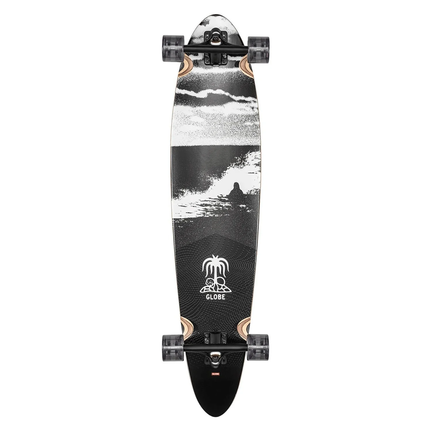 Globe Longboard Pinner Classic Coconut/Black Tide 9" x 40" Pintail