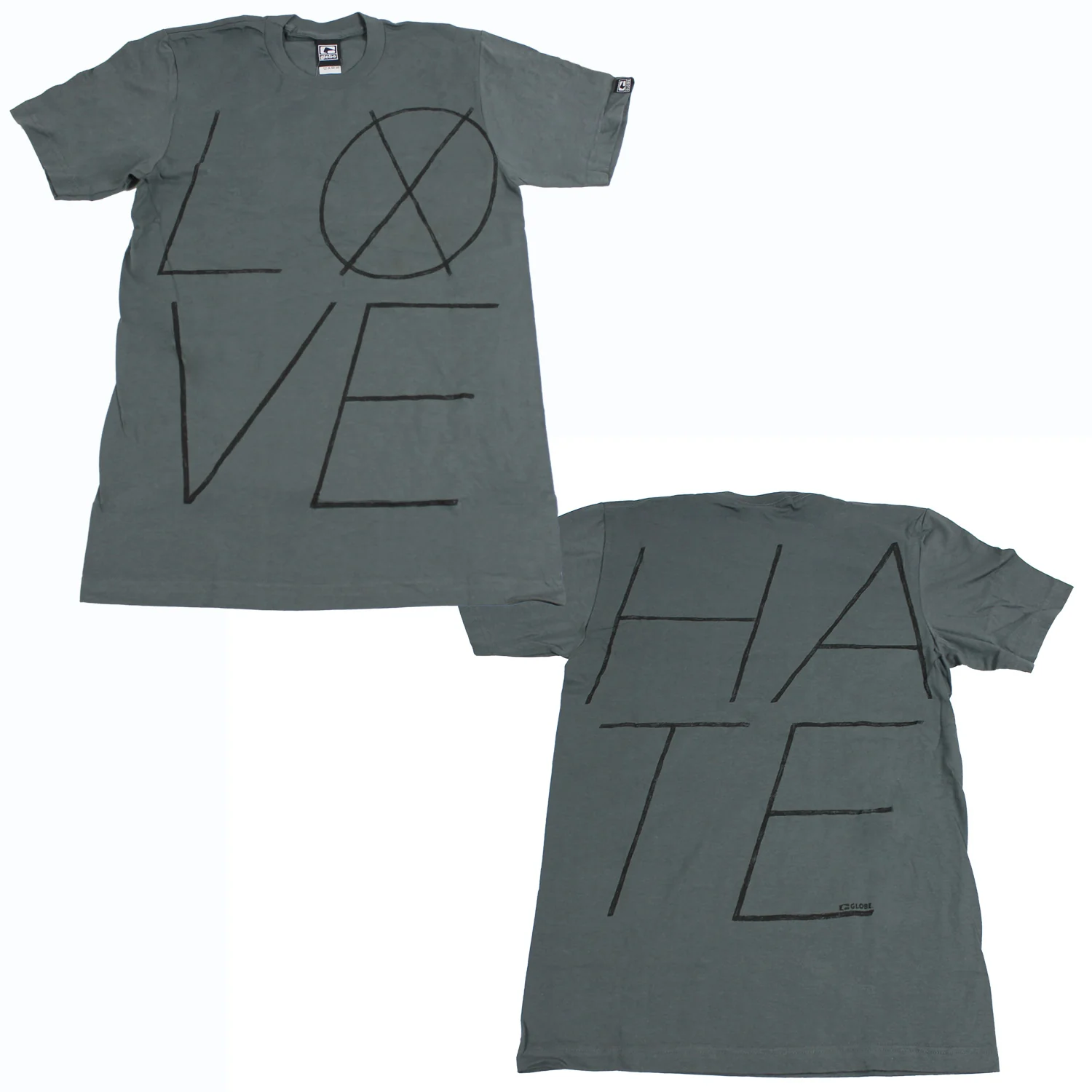 Globe Shirt Knuckles Gray - Image 2