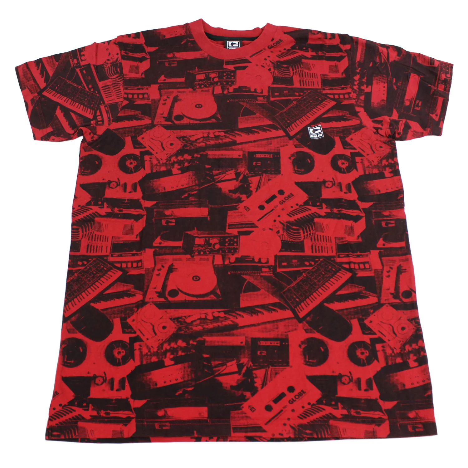 Globe Shirt Sound System Red - Image 4