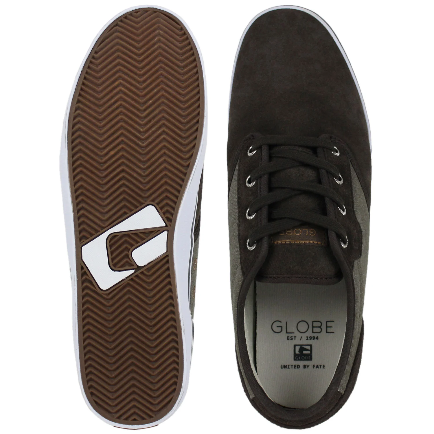 Globe Shoes Motley Brown Denim - Image 4