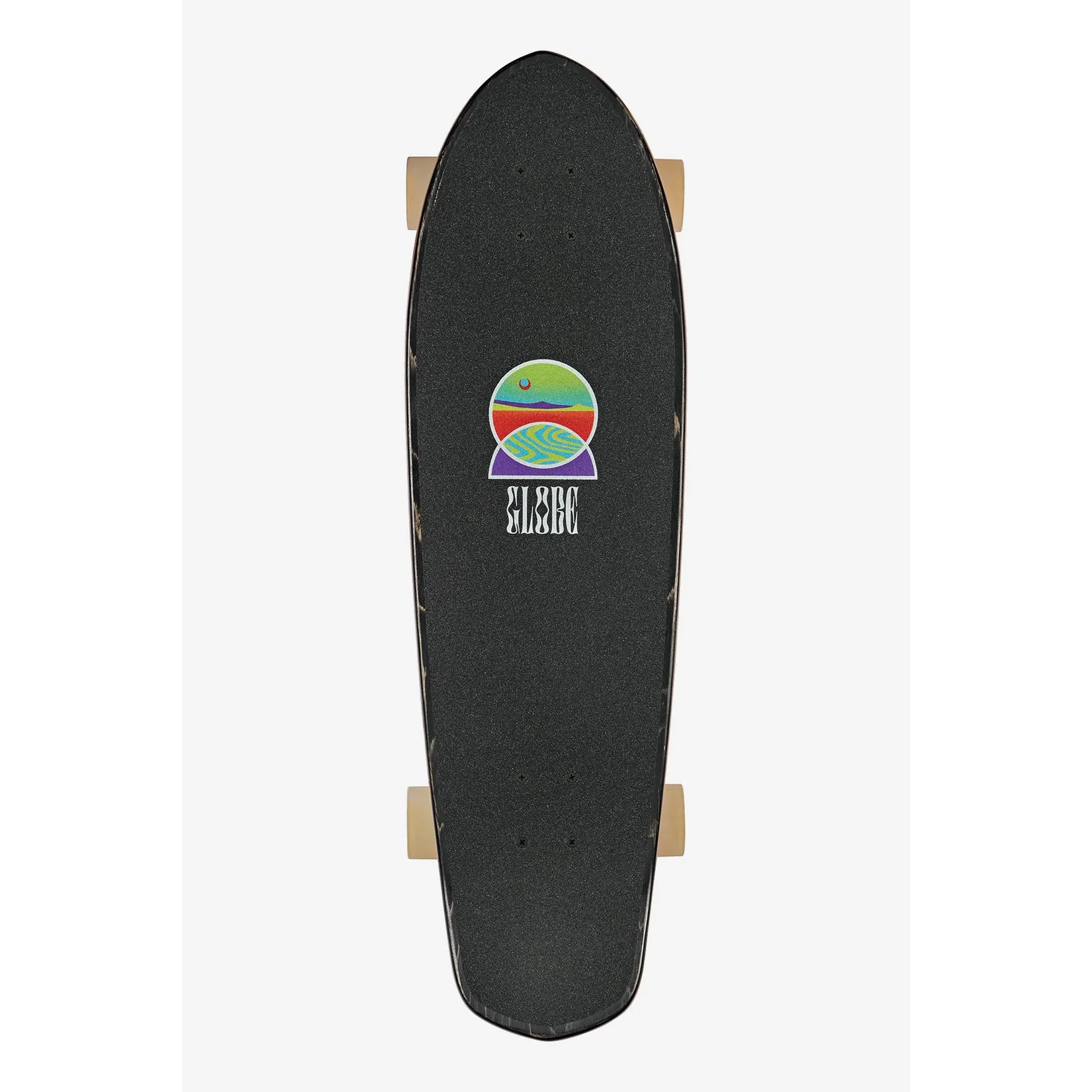 Globe Skateboard Complete Big Blazer Shape Melted Mountains Cruiser 9.125" x 32" - Image 3