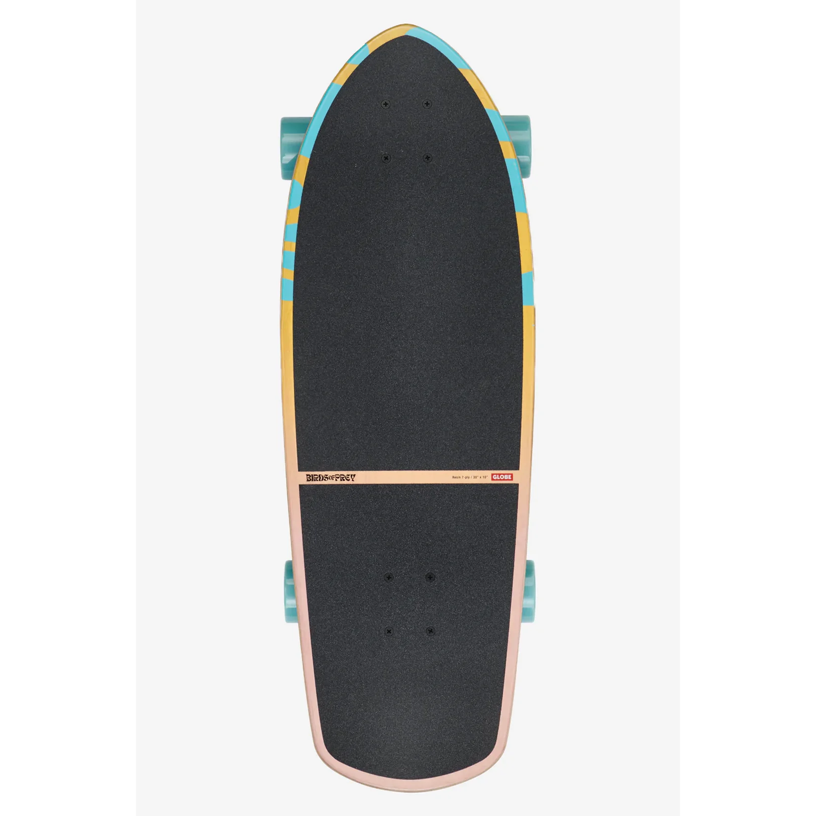 Globe Skateboard Complete Stubby Killer Cassowary Old School Cruiser Shape 10" x 30" - Image 2