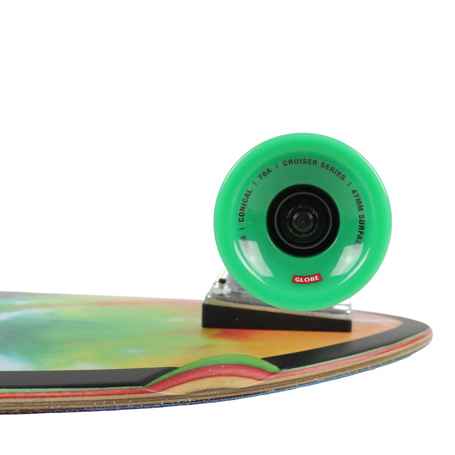 Globe Skateboard Cruiser Complete Chromantic Trippy Tie Dye 9.5" x 33" - Image 5