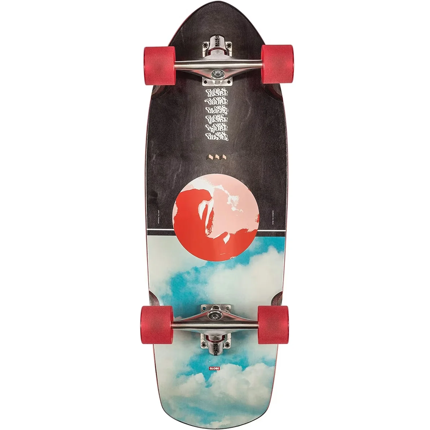 Globe Skateboard Cruiser Complete Stubby Onshore/Closeout 10" x 30" Surf Skate - Image 2