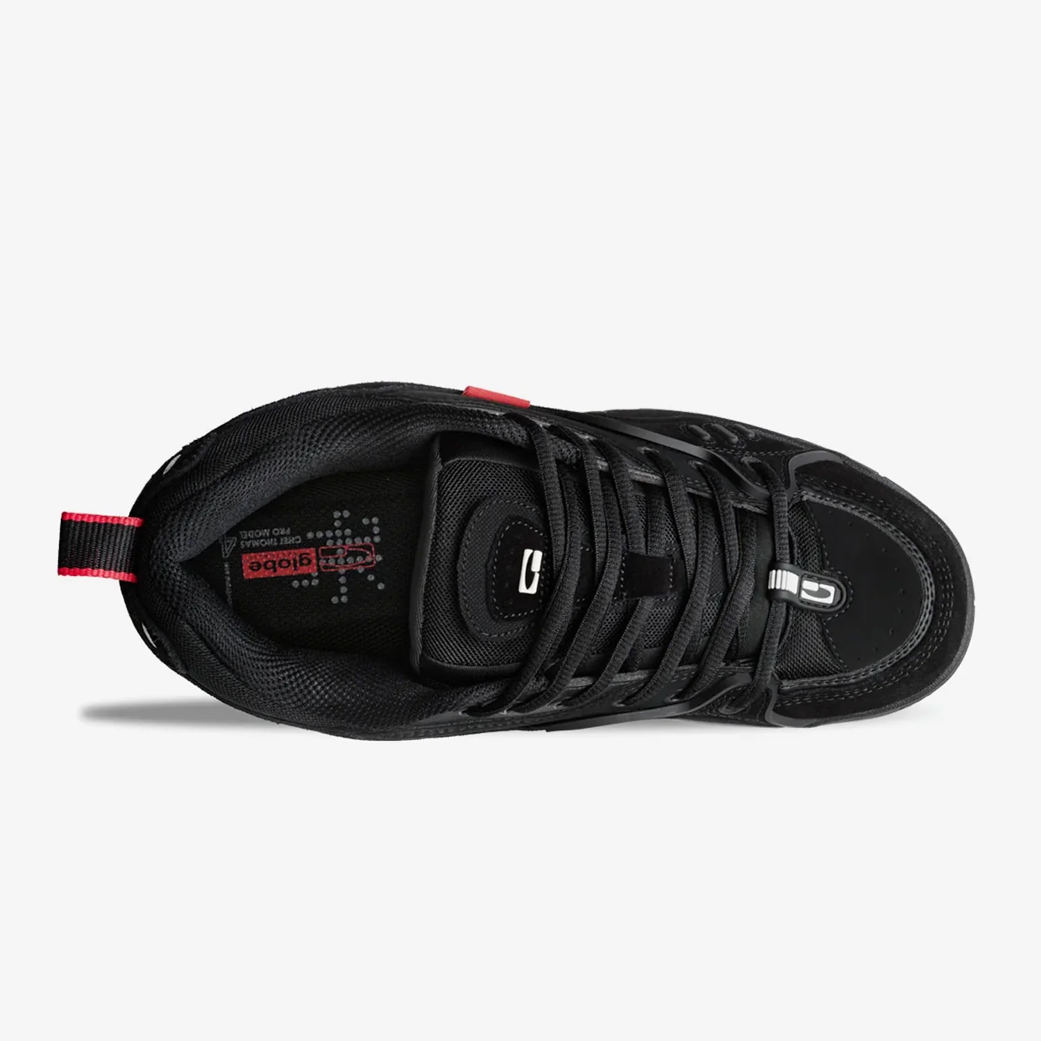 Globe Skateboard Shoes Chet Thomas CT-4 Black Suede - Image 2