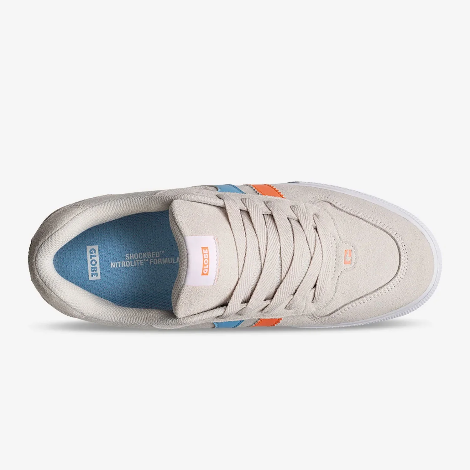 Globe Skateboard Shoes Encore 2 Cloud/Blue/Orange - Image 2