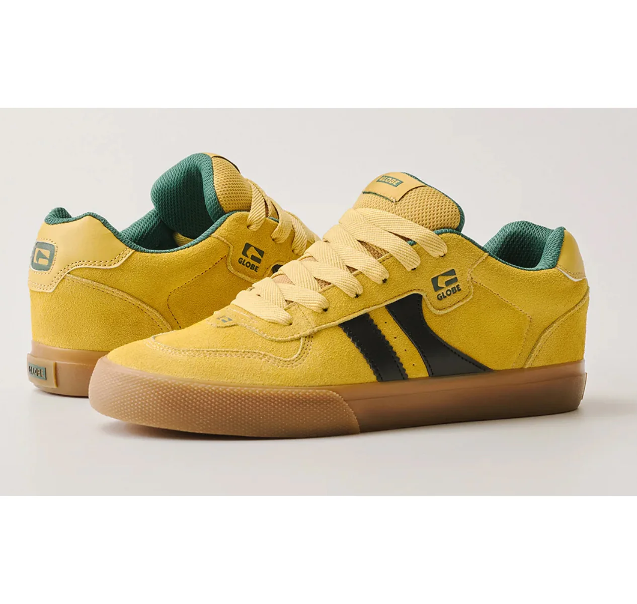 Globe Skateboard Shoes Encore 2 Yellow/Green - Image 4