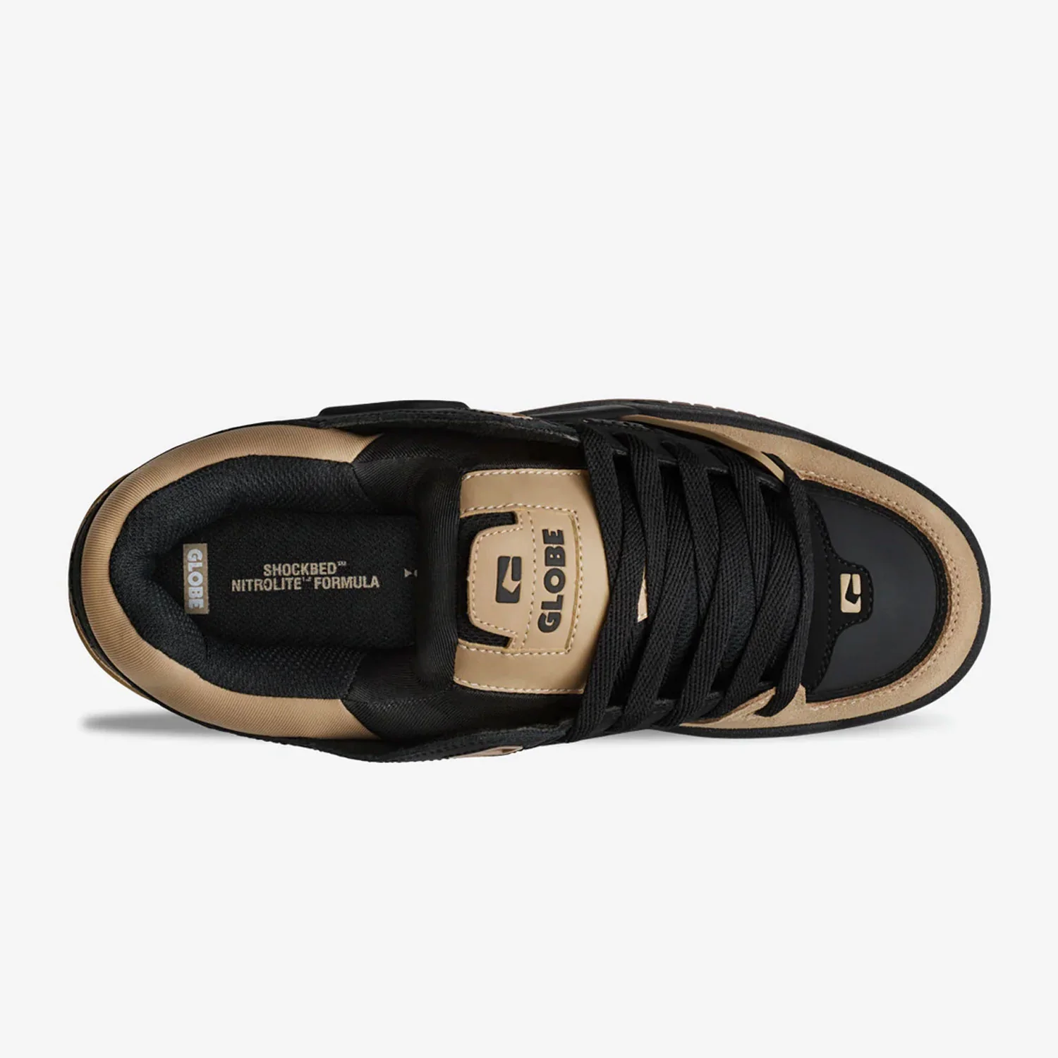 Globe Skateboard Shoes Fusion Black/Dune - Image 2