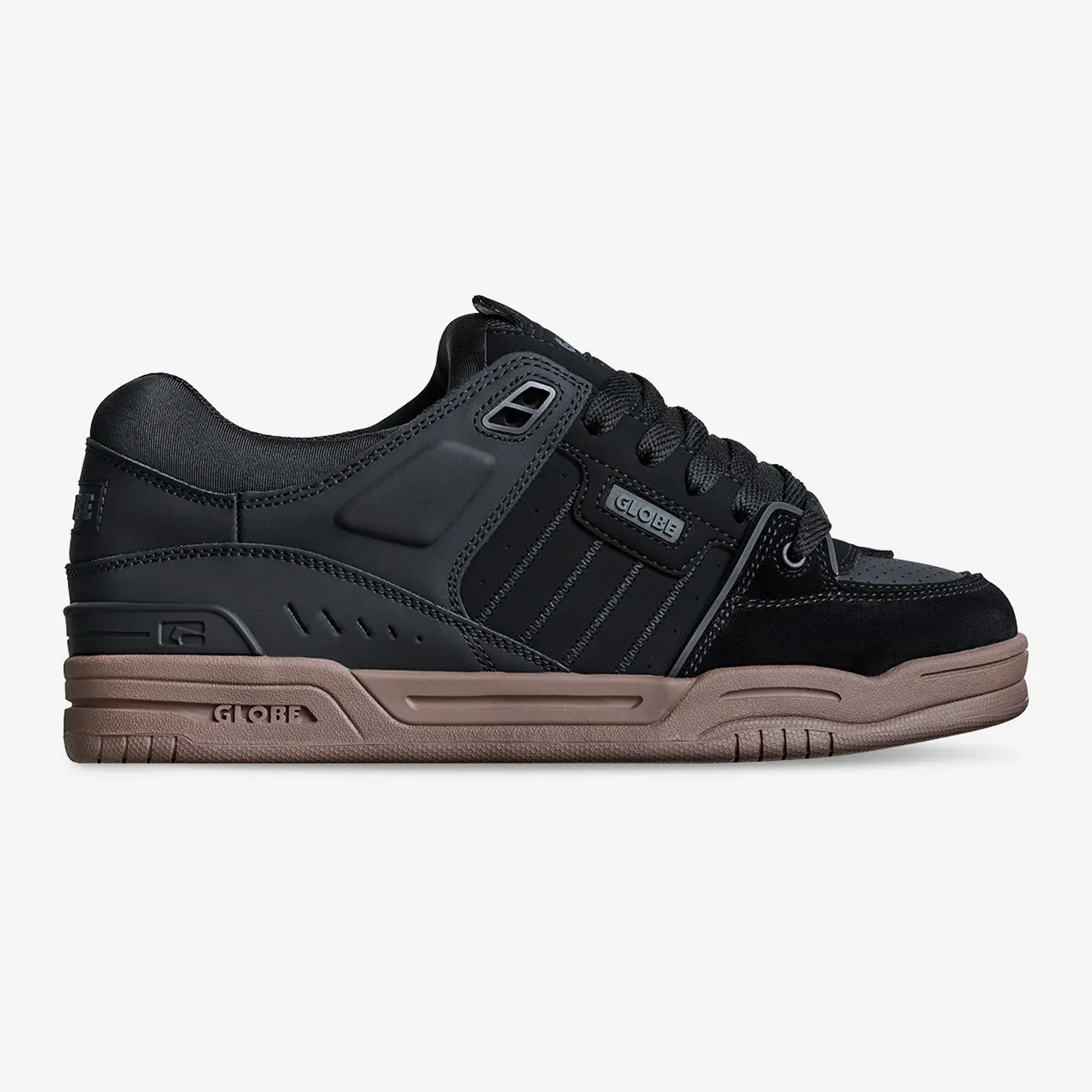 Globe Skateboard Shoes Fusion Black/Tobacco Gum