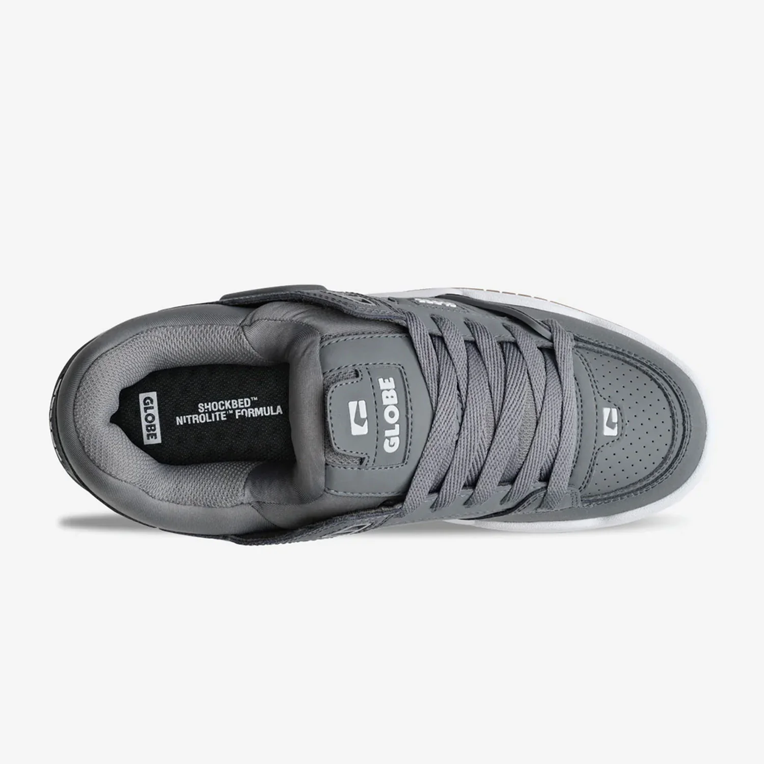 Globe Skateboard Shoes Fusion Charcoal/White - Image 2