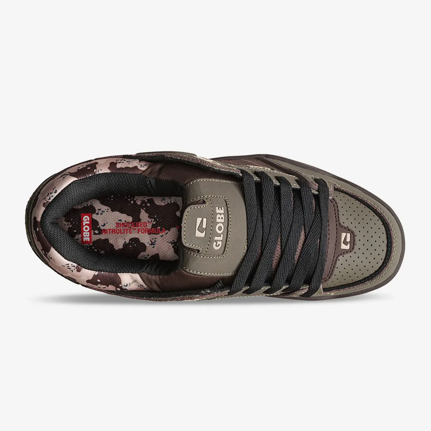 Globe Skateboard Shoes Fusion Mud/Camo - Image 2