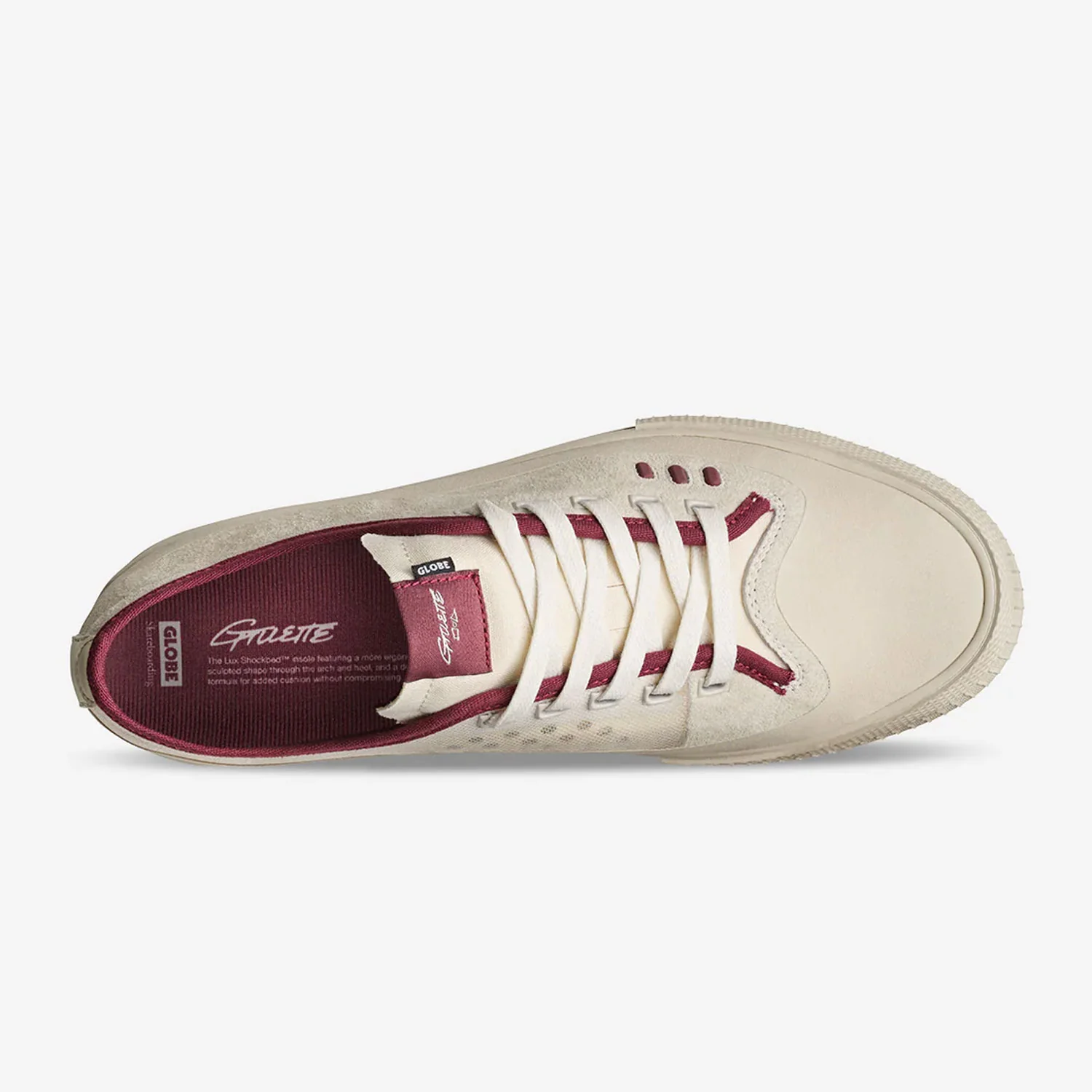 Globe Skateboard Shoes Gillette Cream/Pomegranate - Image 2