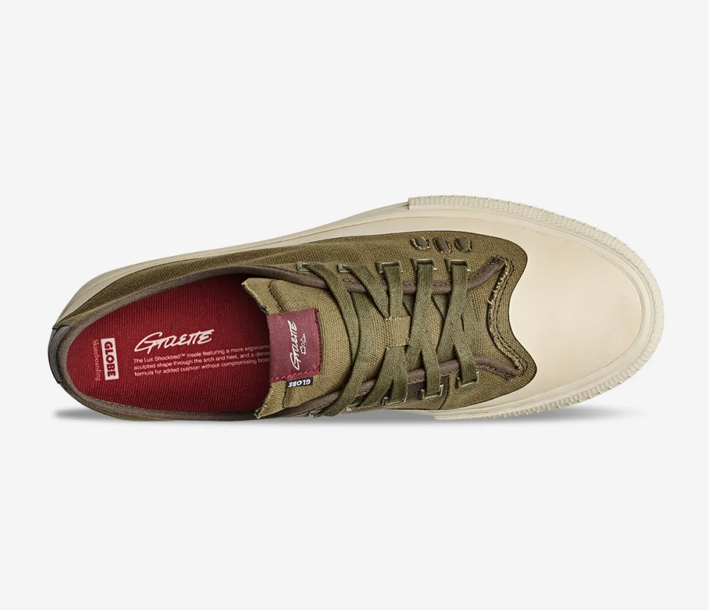 Globe Skateboard Shoes Gillette Olive Cream - Image 2