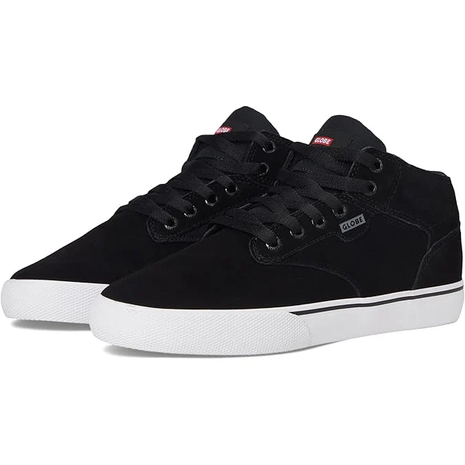 Globe Skateboard Shoes Motley Mid Black/White/Gum - Image 6