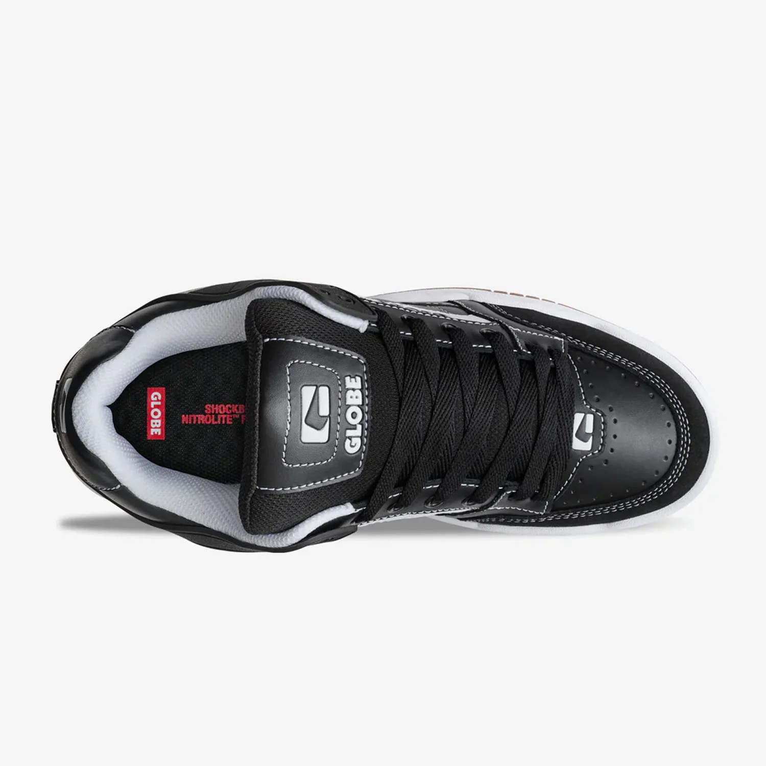 Globe Skateboard Shoes Tilt Black/White/Stitch - Image 2
